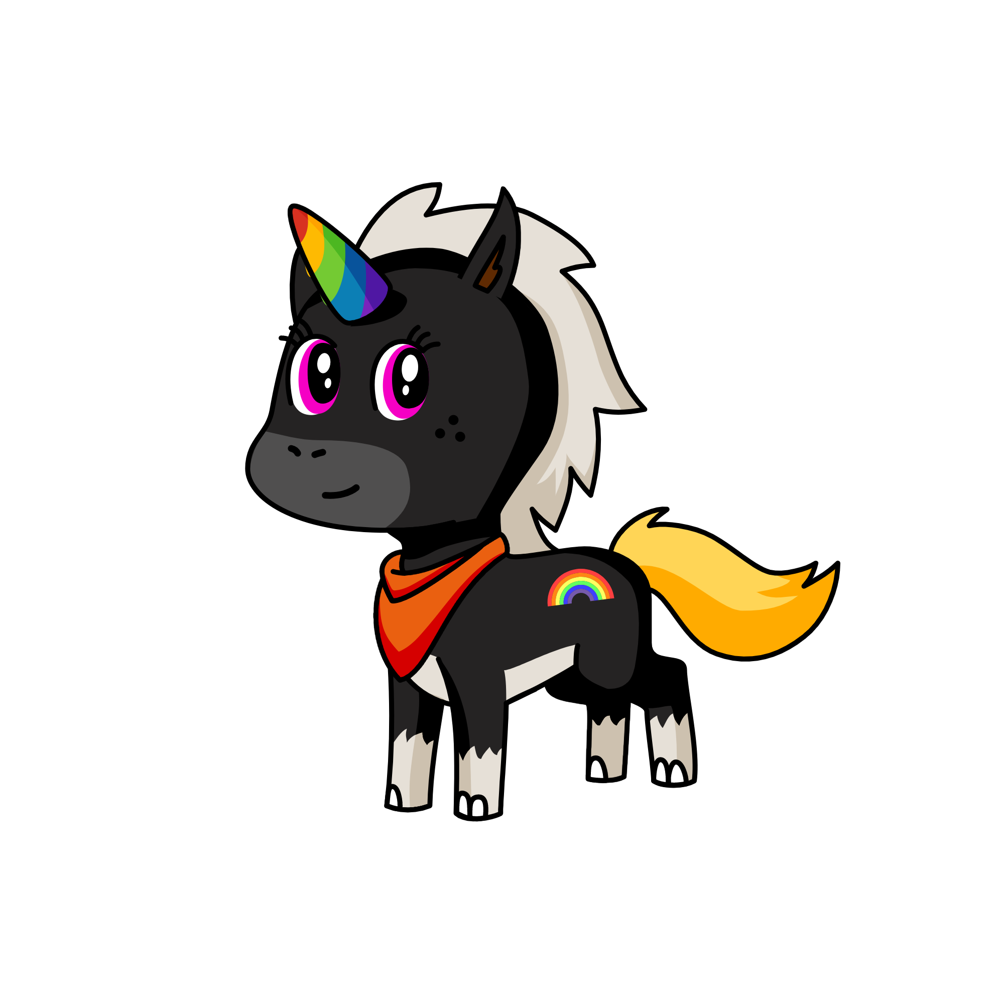 Brachio, the unicorn