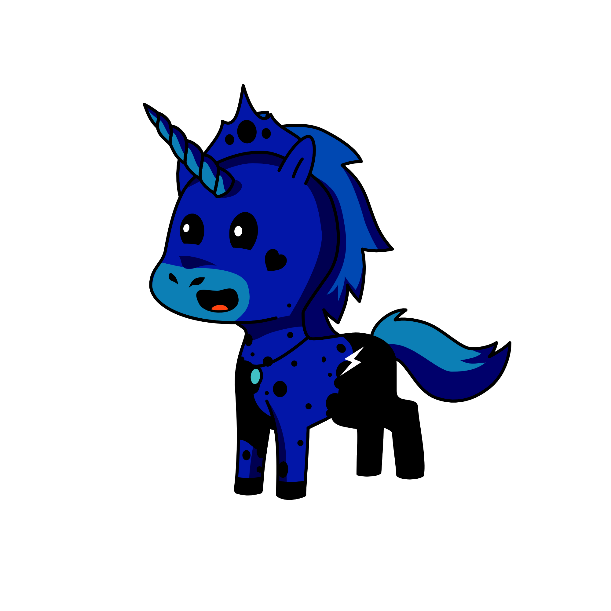 Moon, the unicorn
