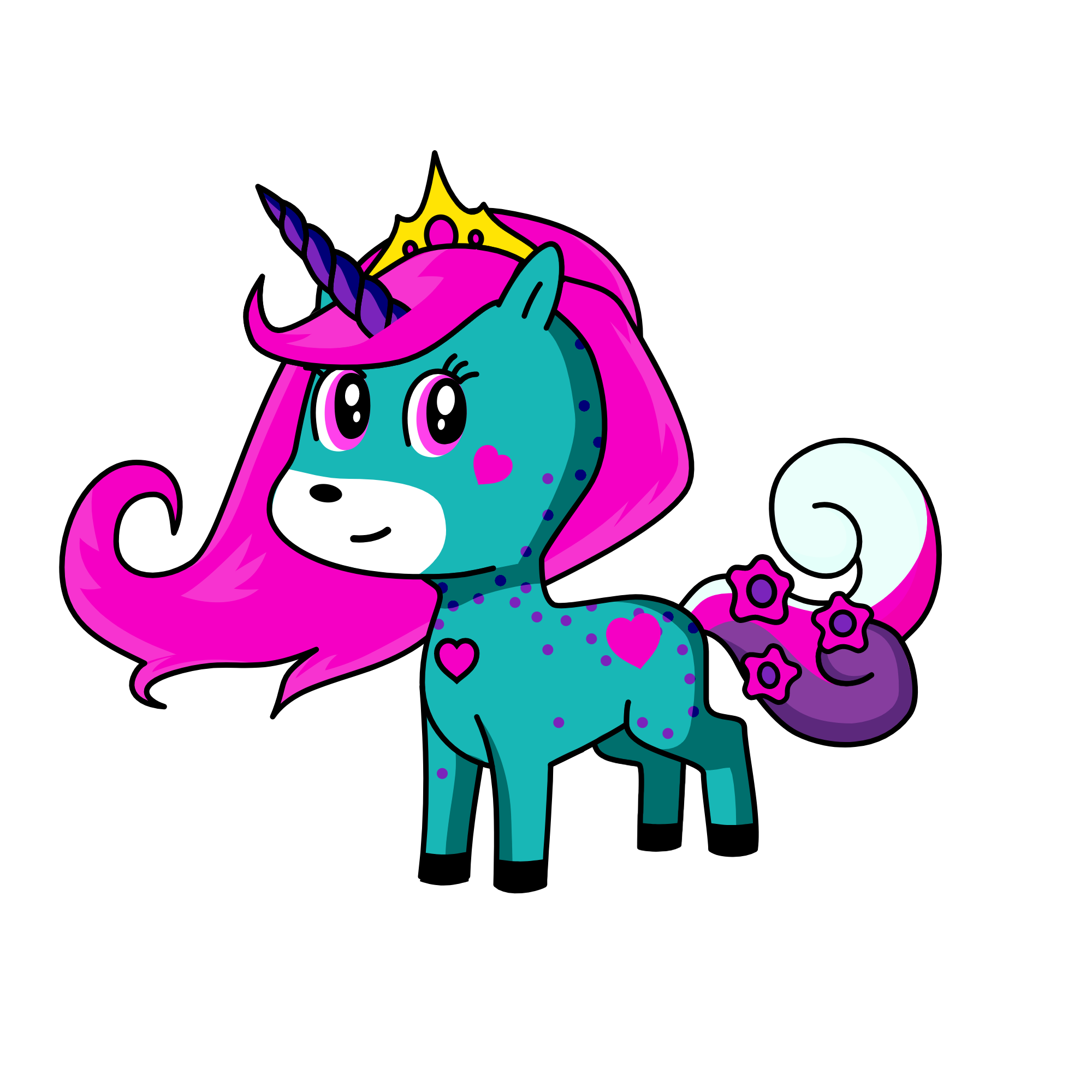 Erim ve Mila Küçük Yaramazlar, the unicorn