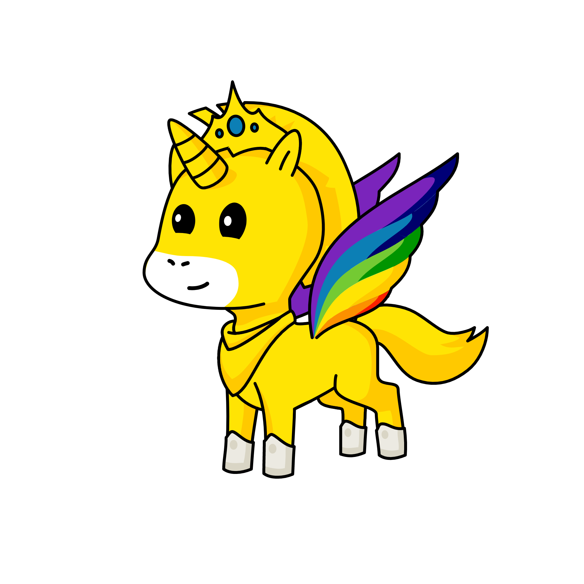 Prince Louis, the unicorn