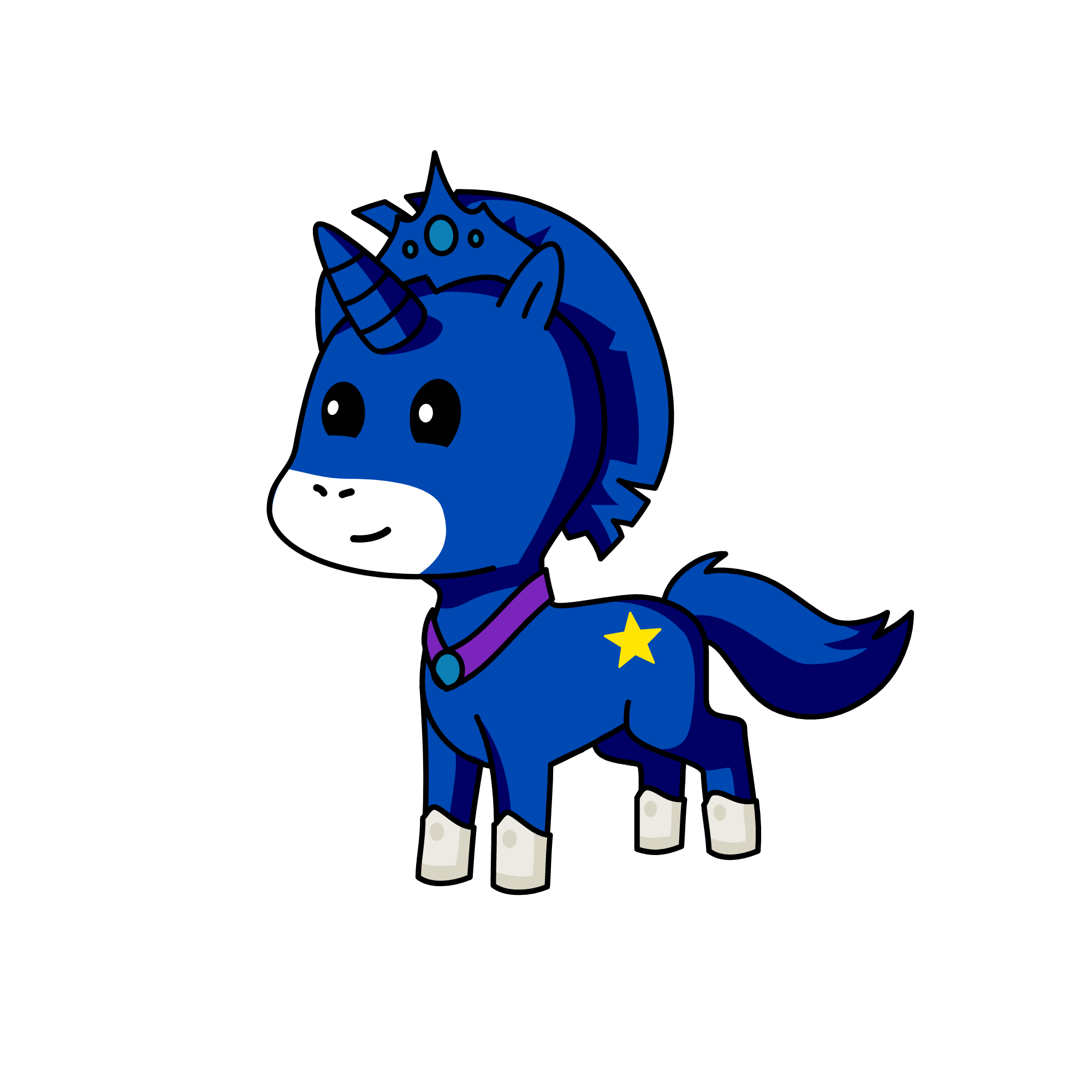 Prince Dan, the unicorn