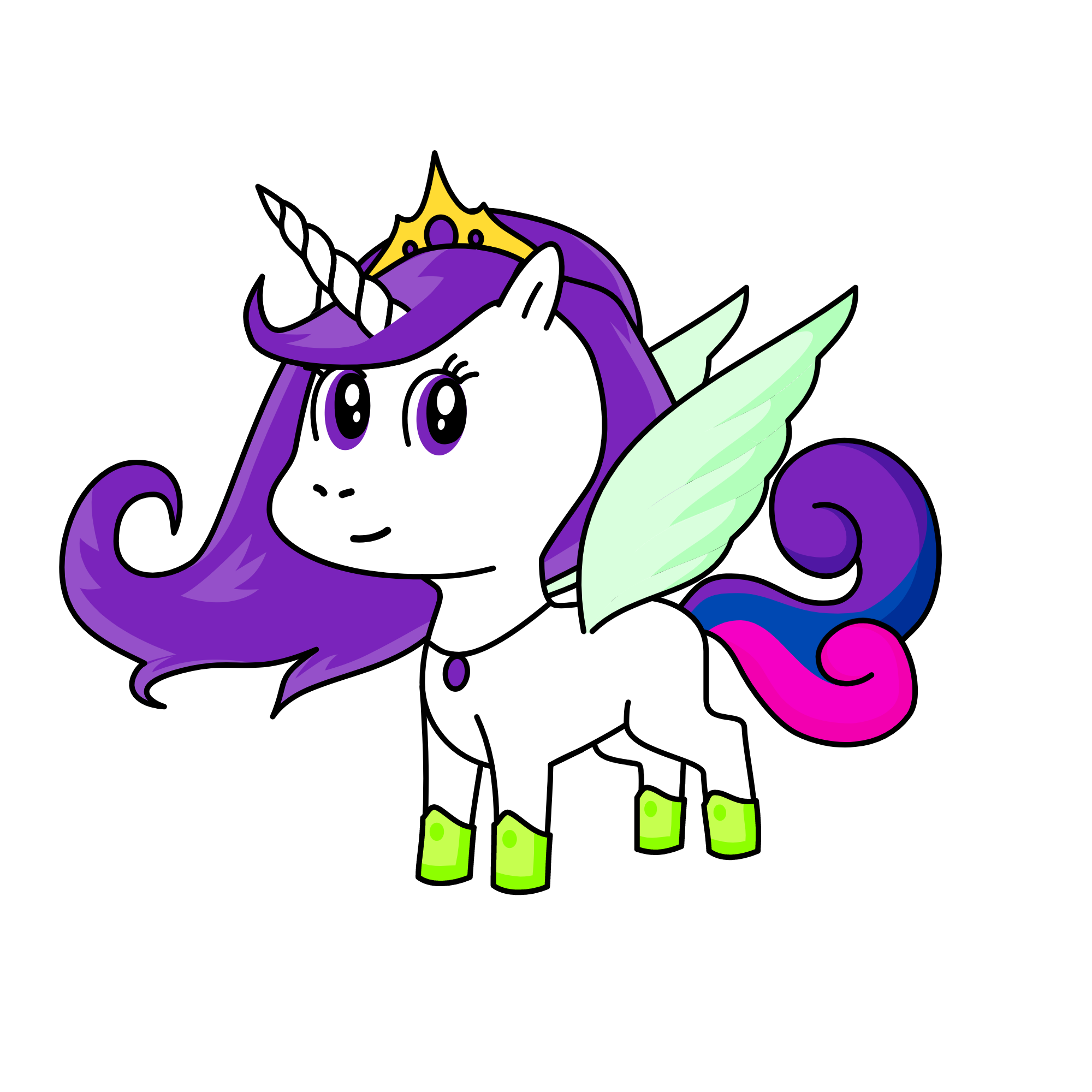 Princess Celestia, the unicorn