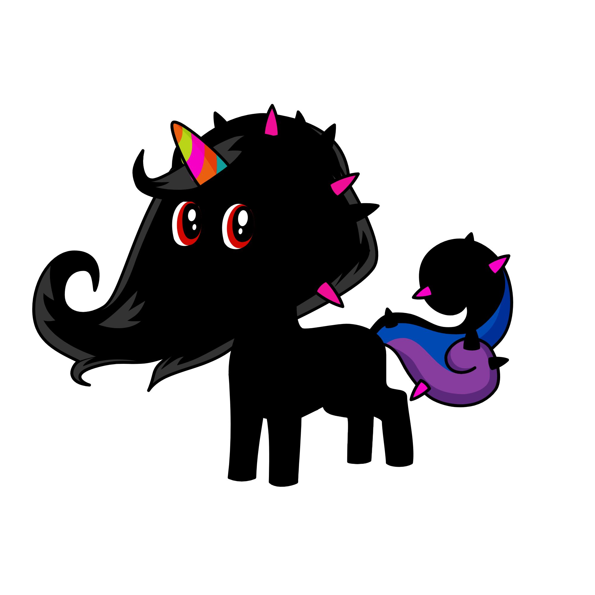 SHADOW OR NIGHT - CALL ME THE NIGHT MAKE QUEEN , the unicorn