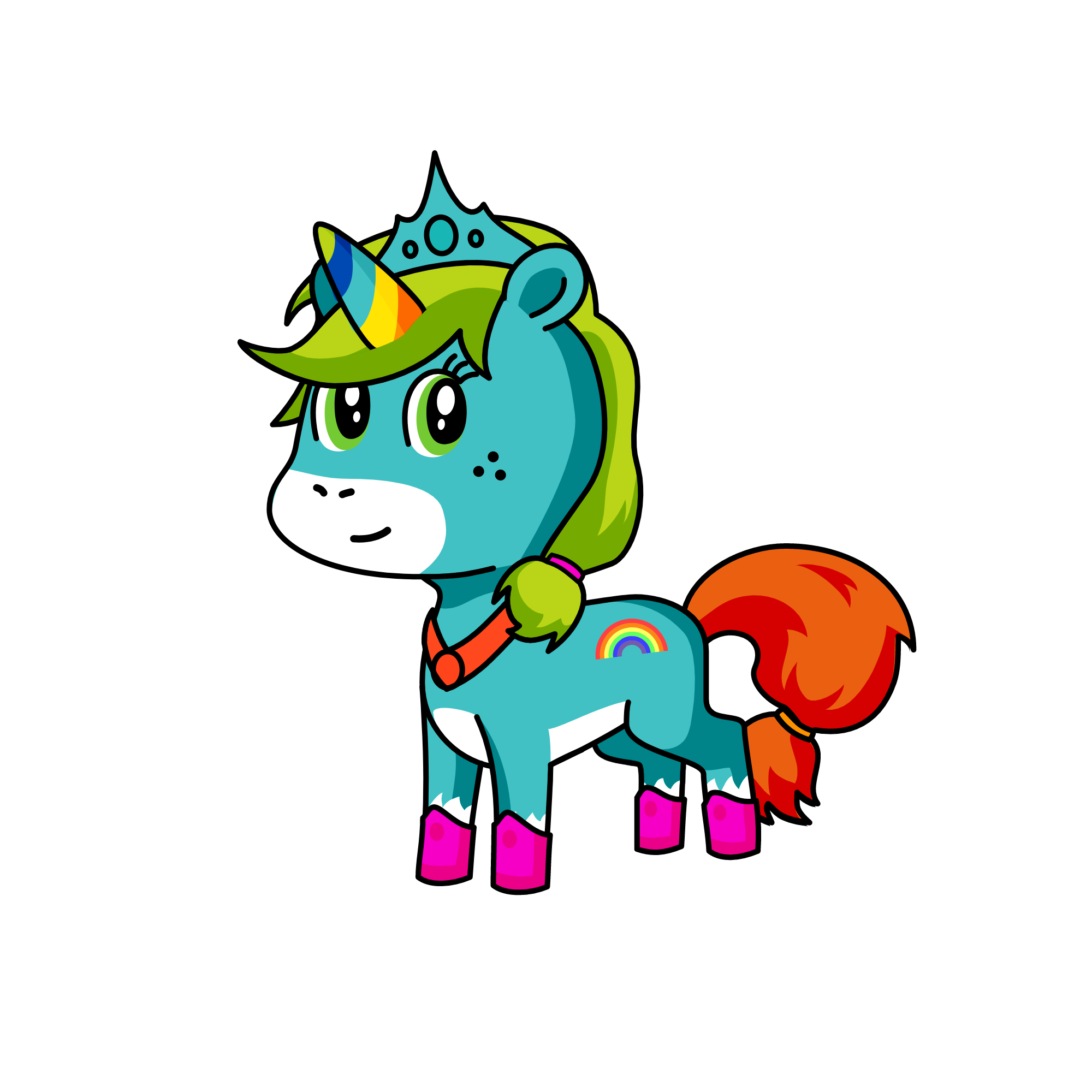 Cici's Unicorn, the unicorn