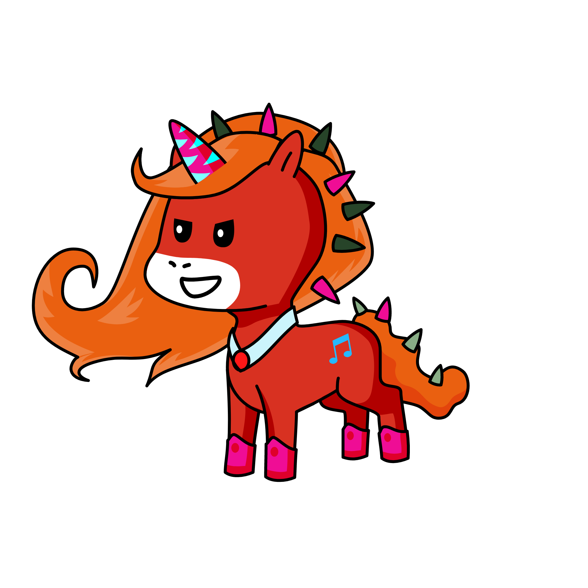 the music queen, the unicorn