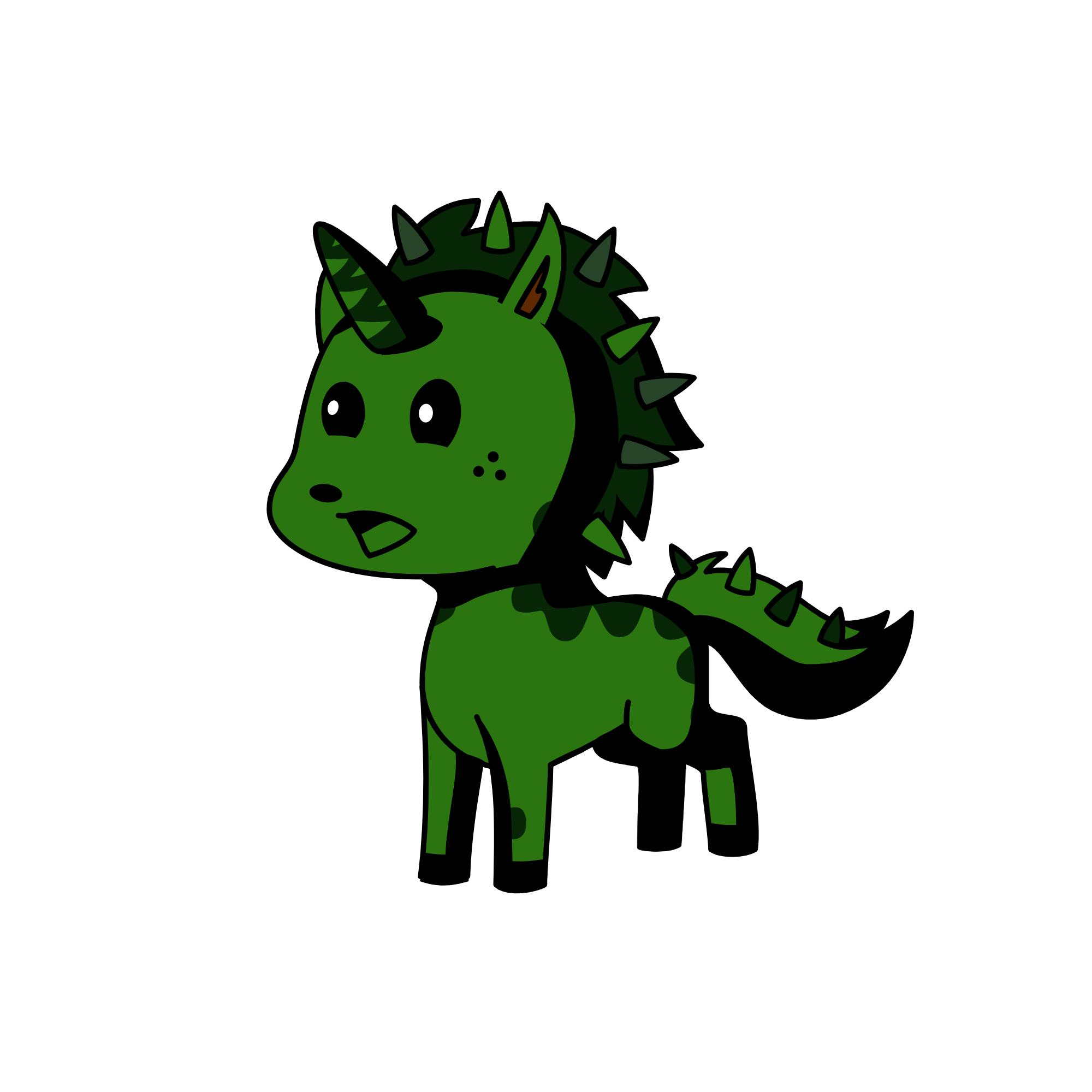 dinosaurio, the unicorn