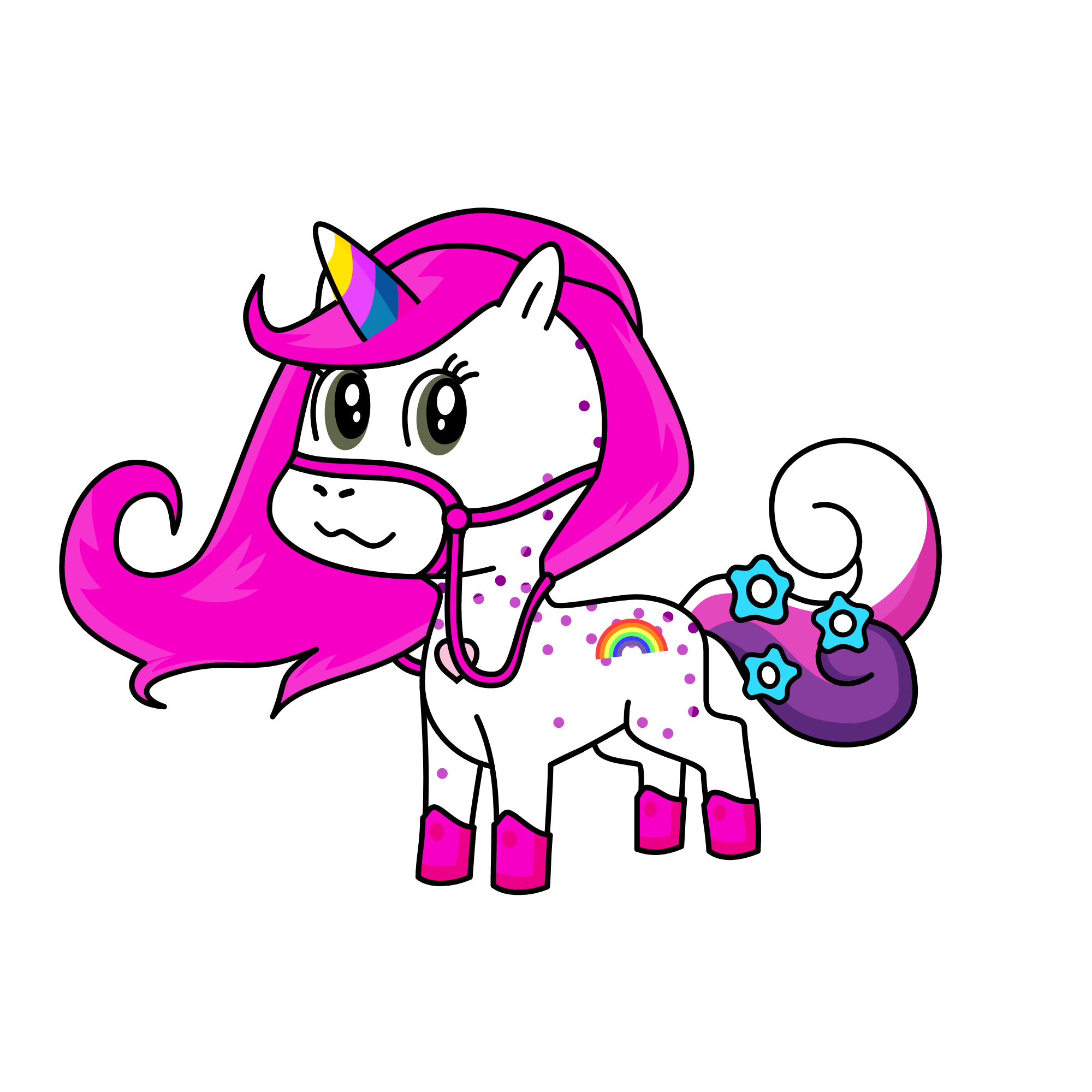 pink, the unicorn