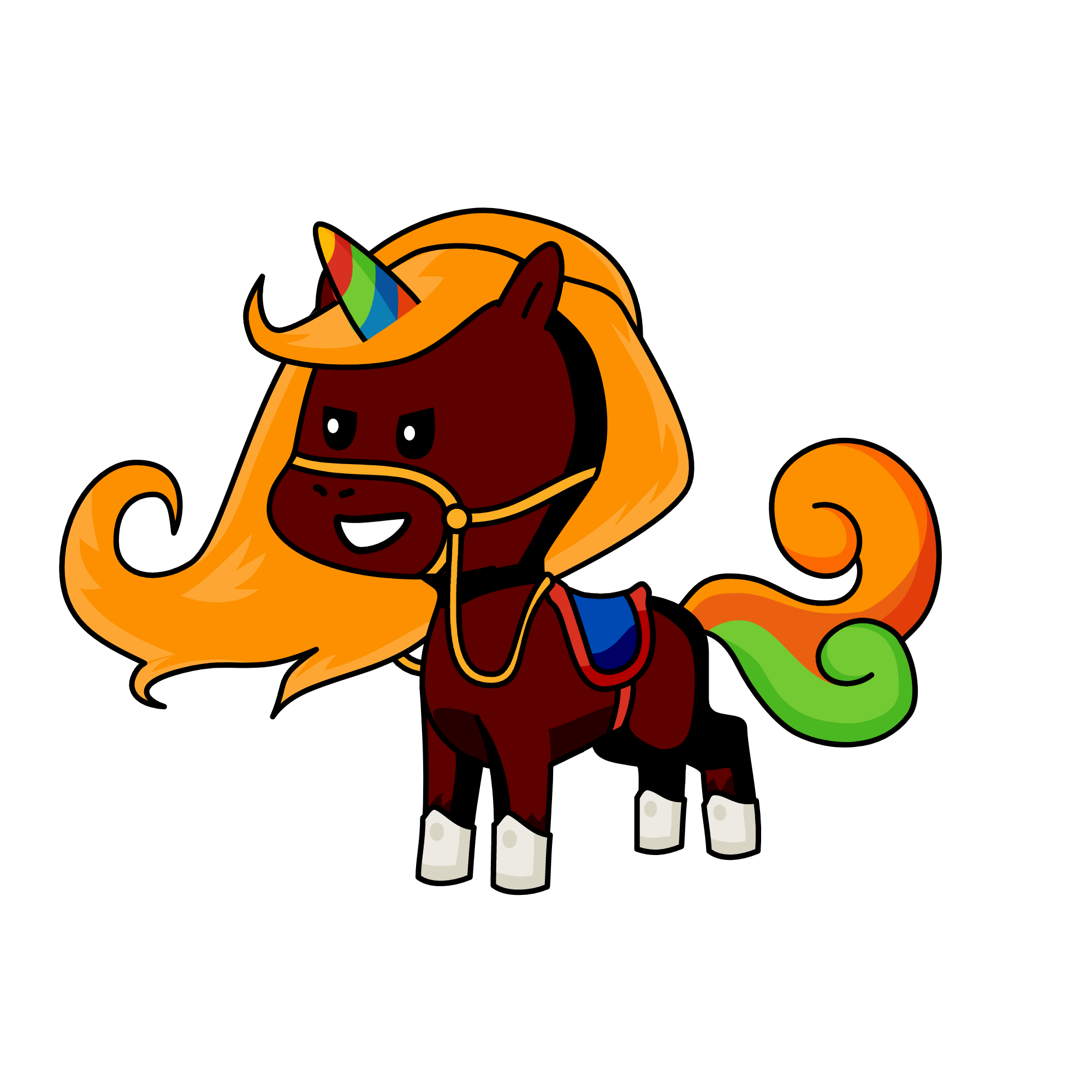 black cristl, the unicorn