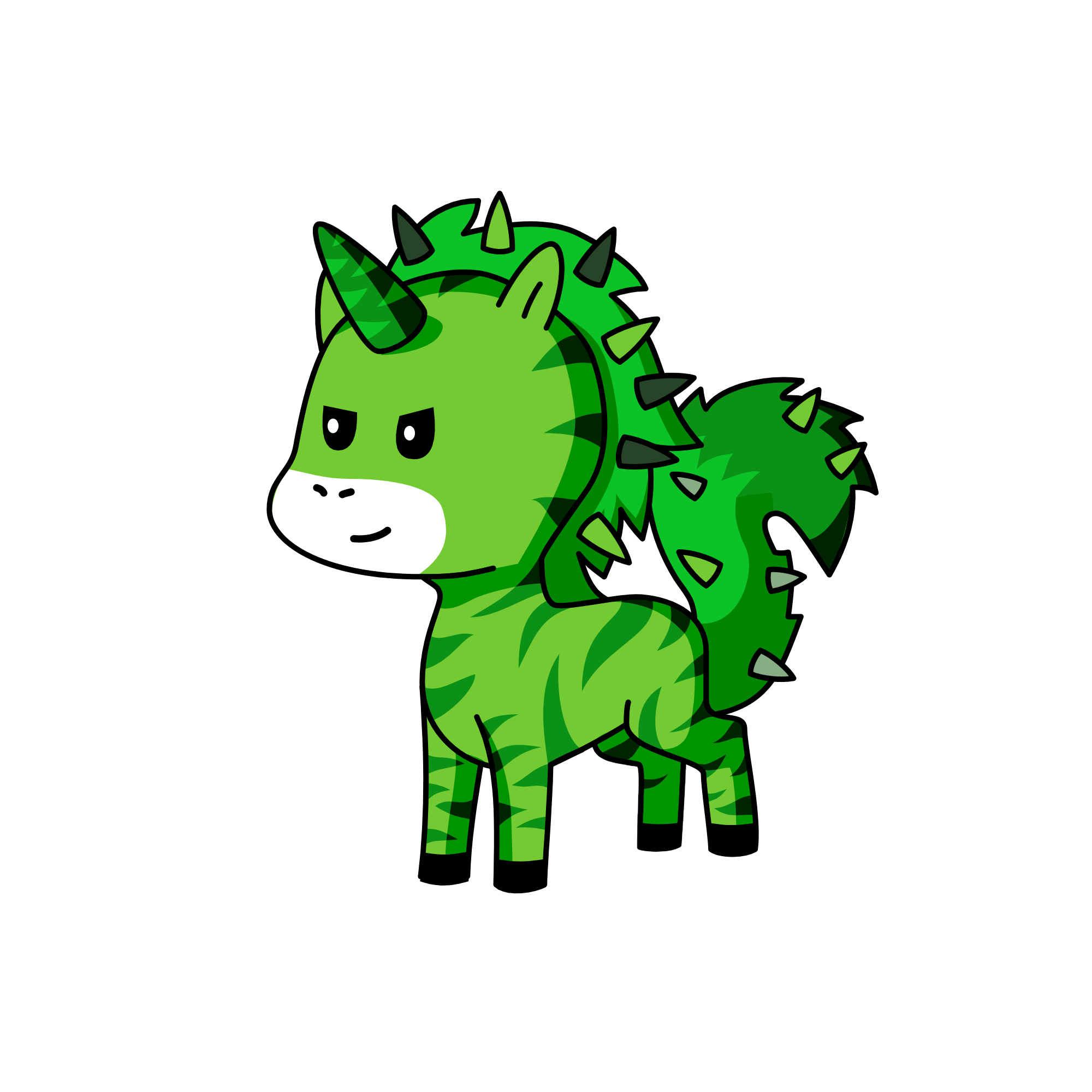 cactus spike, the unicorn