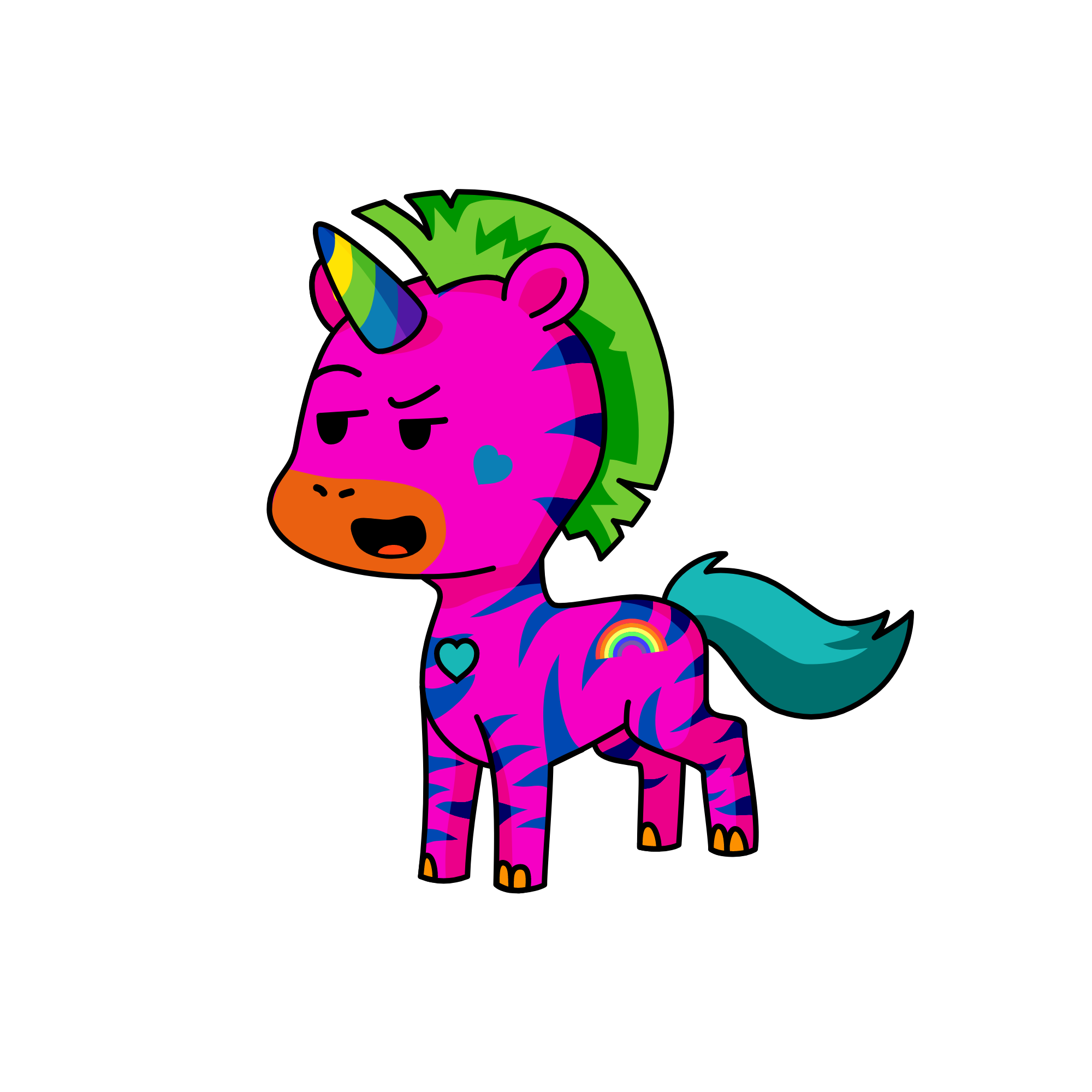 rainbow, the unicorn