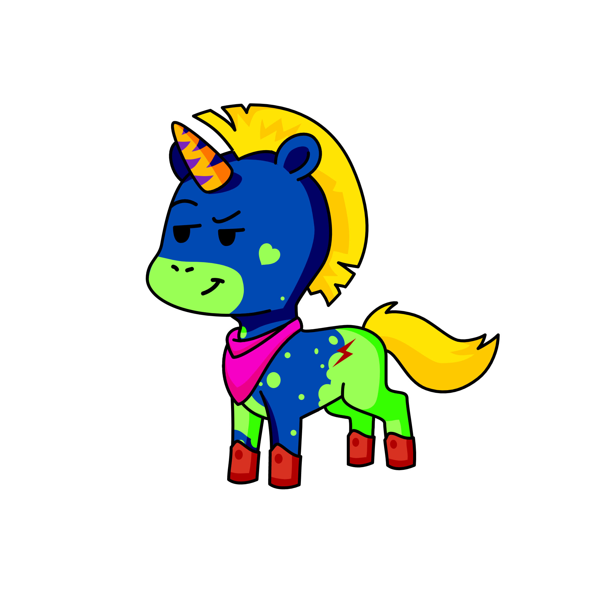 Bolt, the unicorn