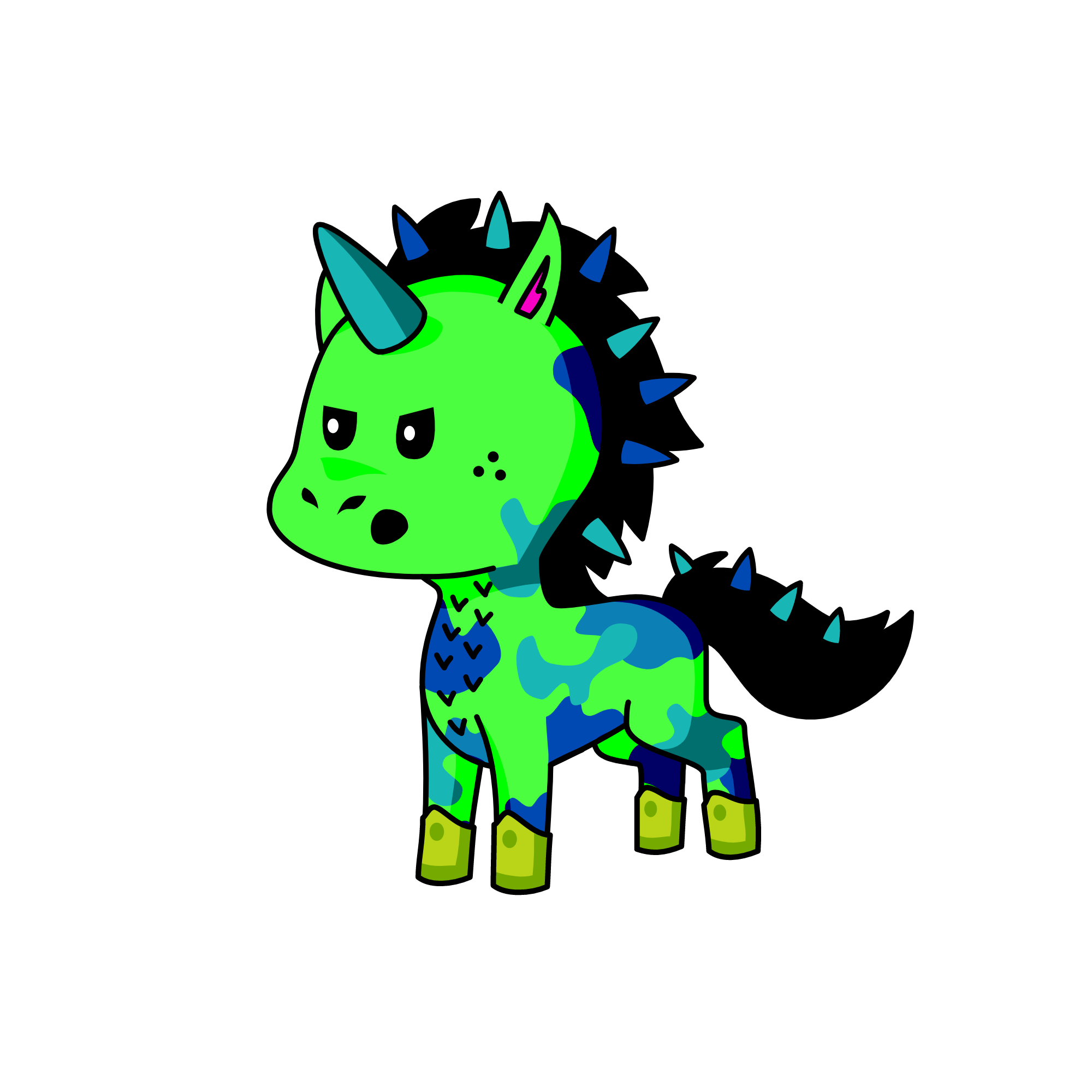 T-rex, the unicorn