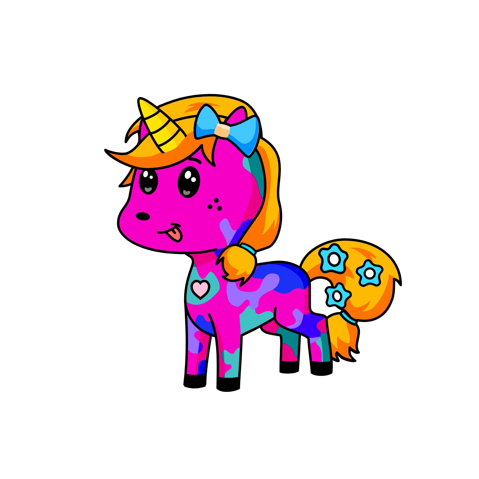 la kawaii del salón, the unicorn