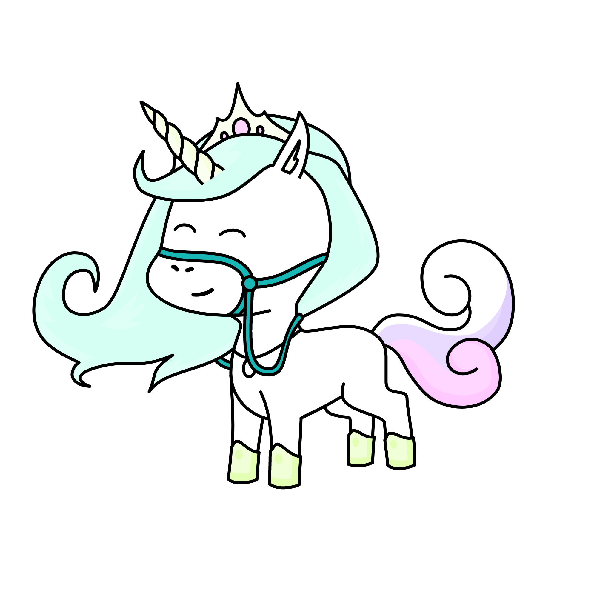 Pearlesent, the unicorn