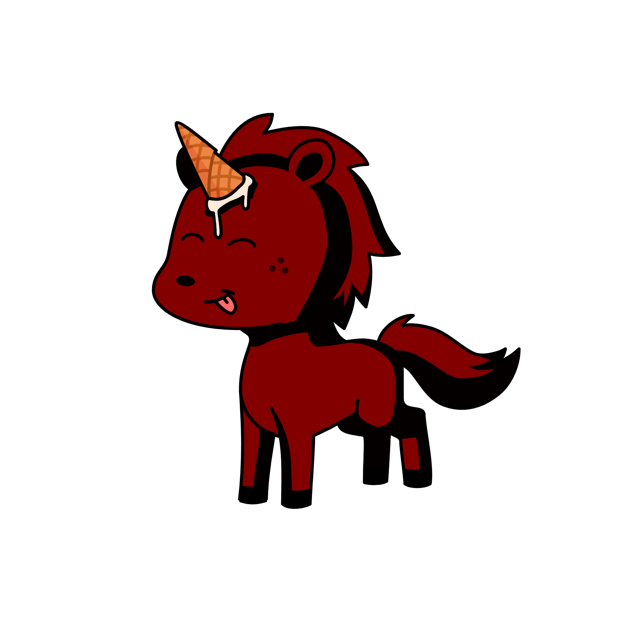 helado de chocolate, the unicorn