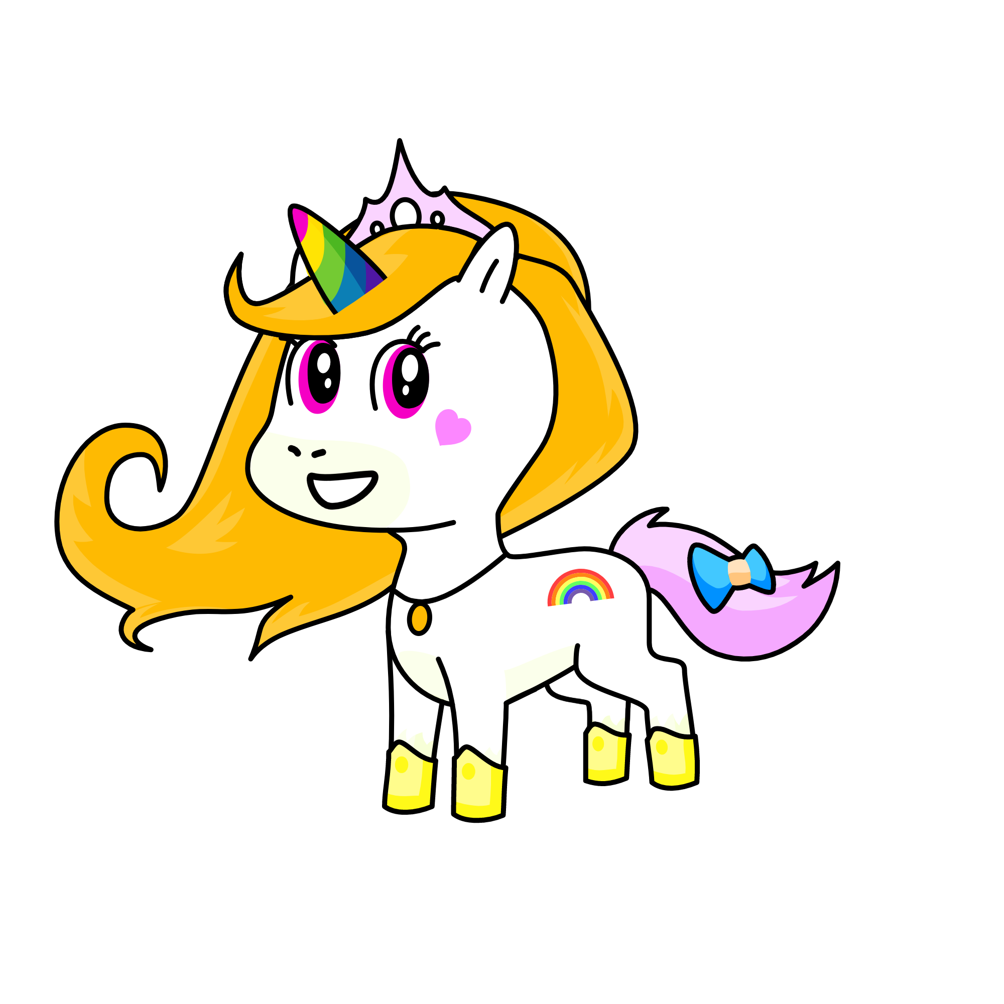 rainbowlania, the unicorn