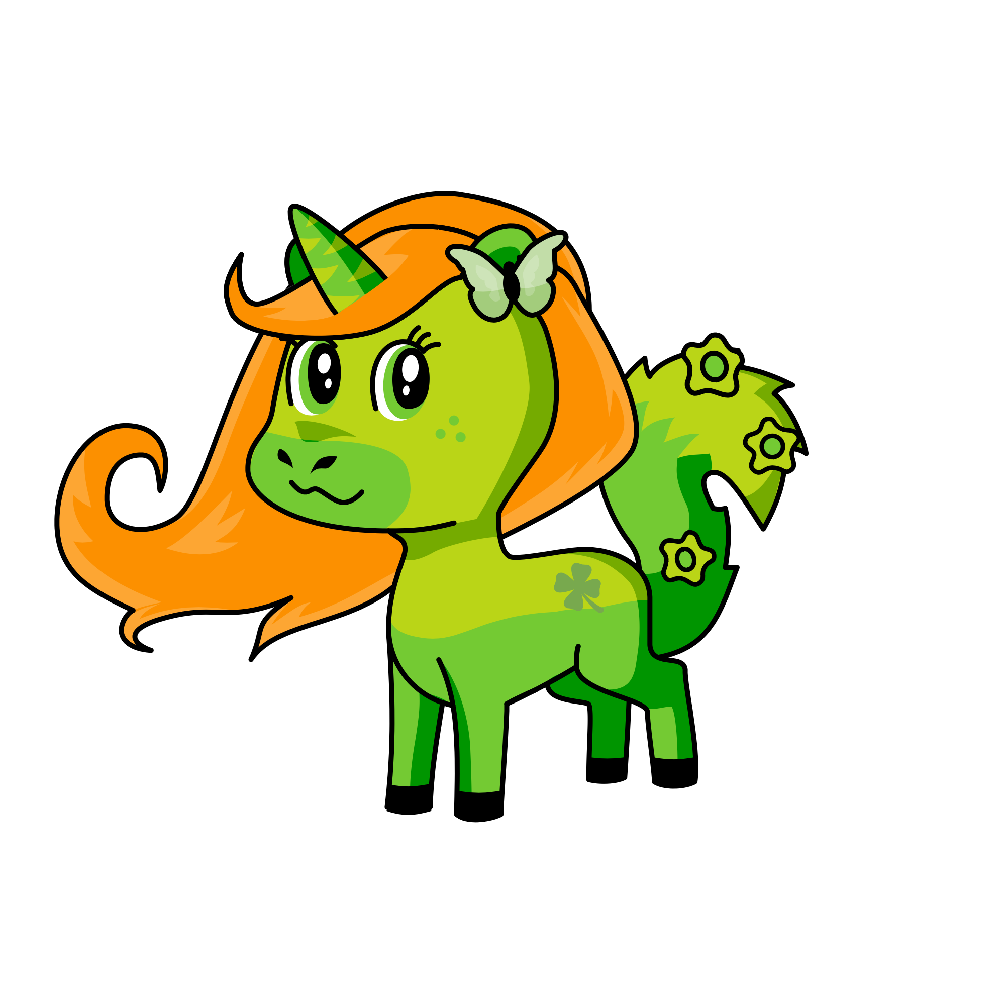 Narturua four’leaf, the unicorn