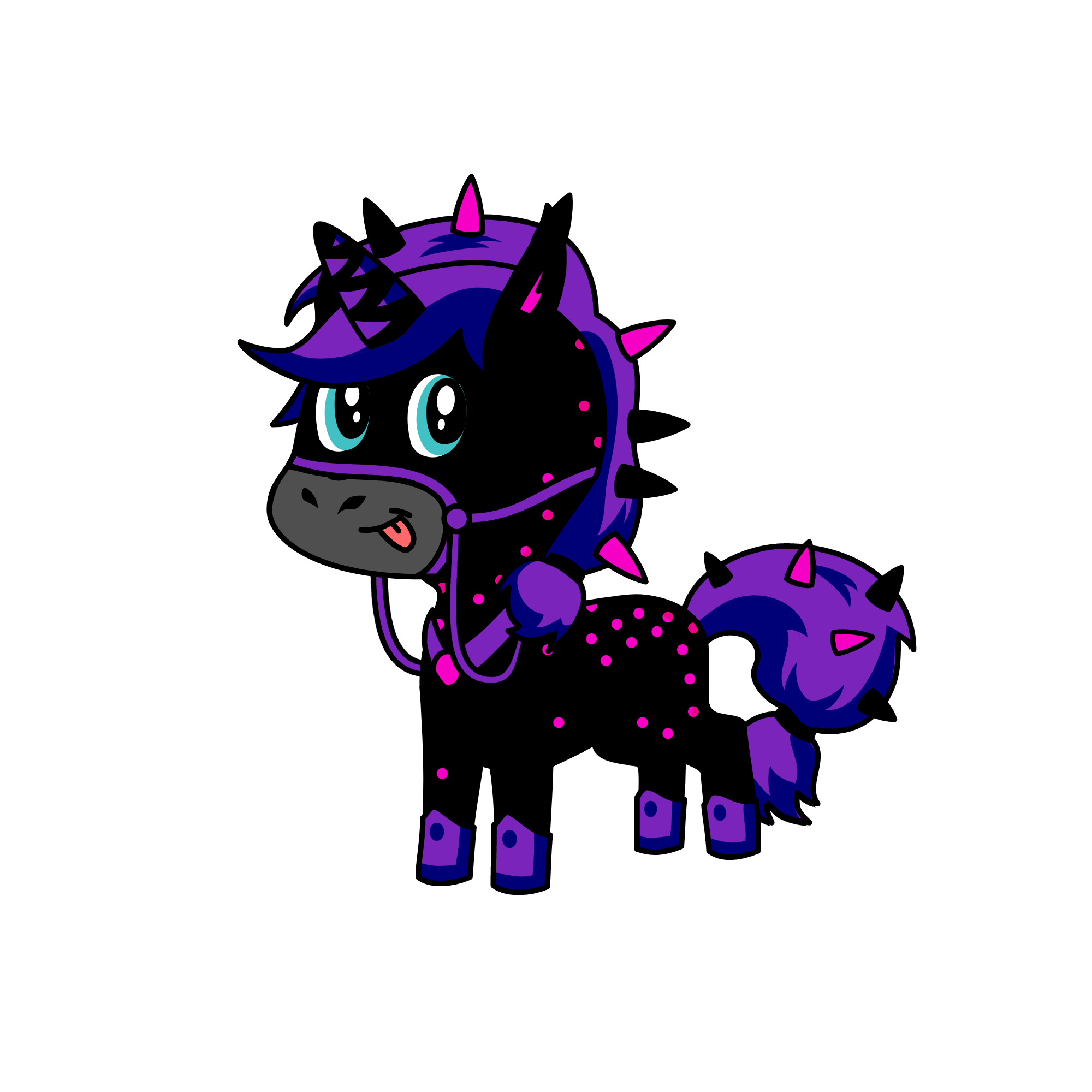 Queen Nightmare, the unicorn