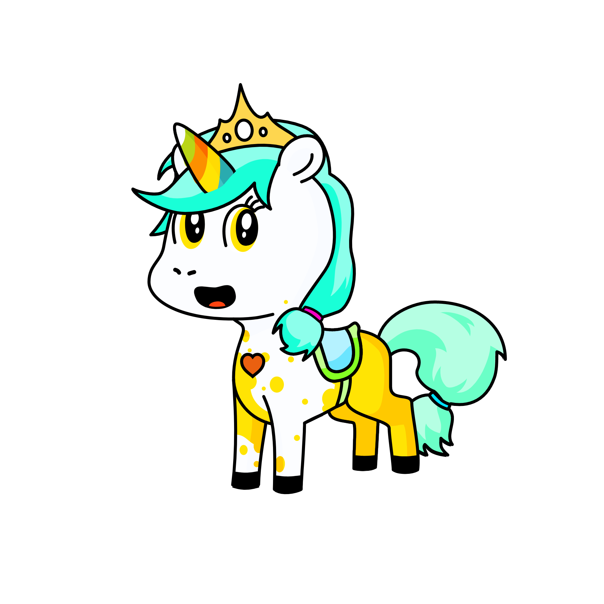 rose, the unicorn