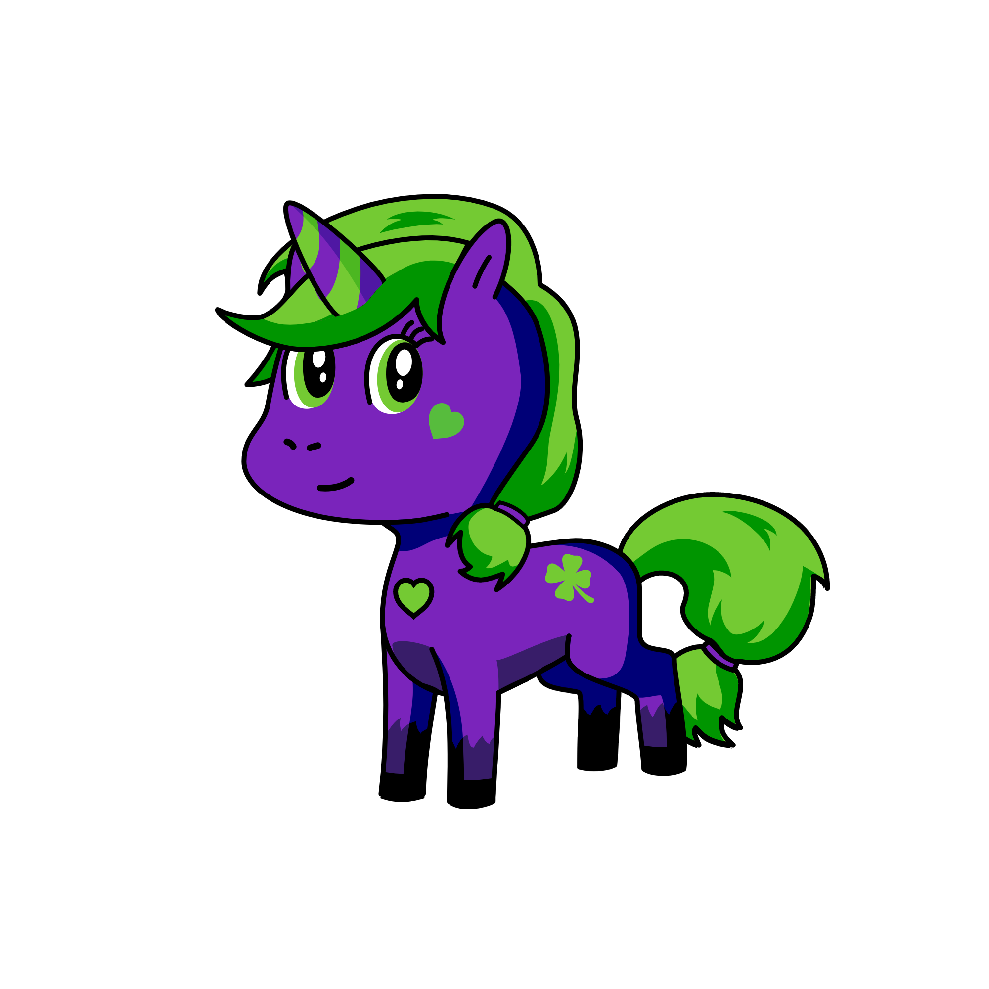 Little Shy, the unicorn