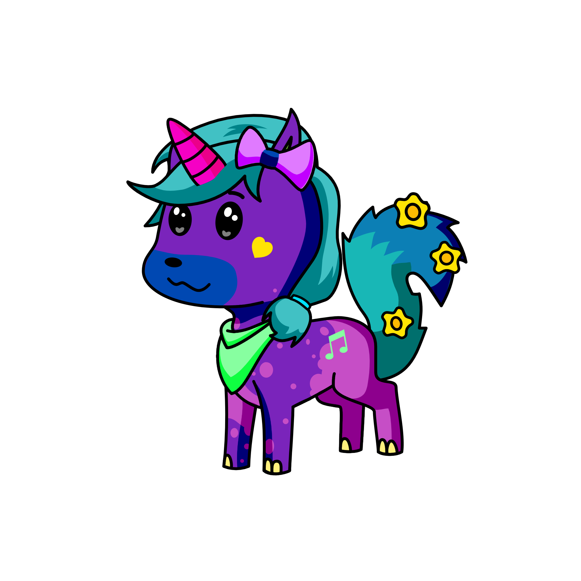 Sky, the unicorn