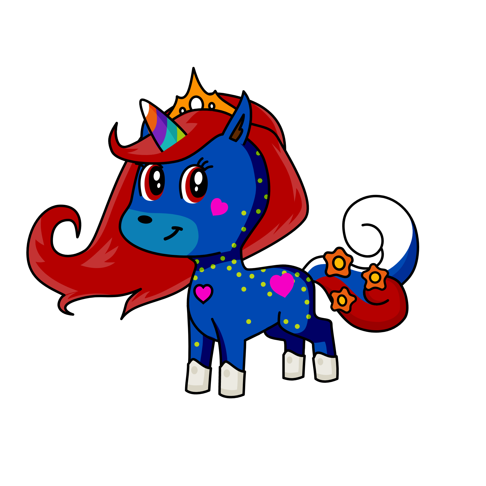 piu, the unicorn