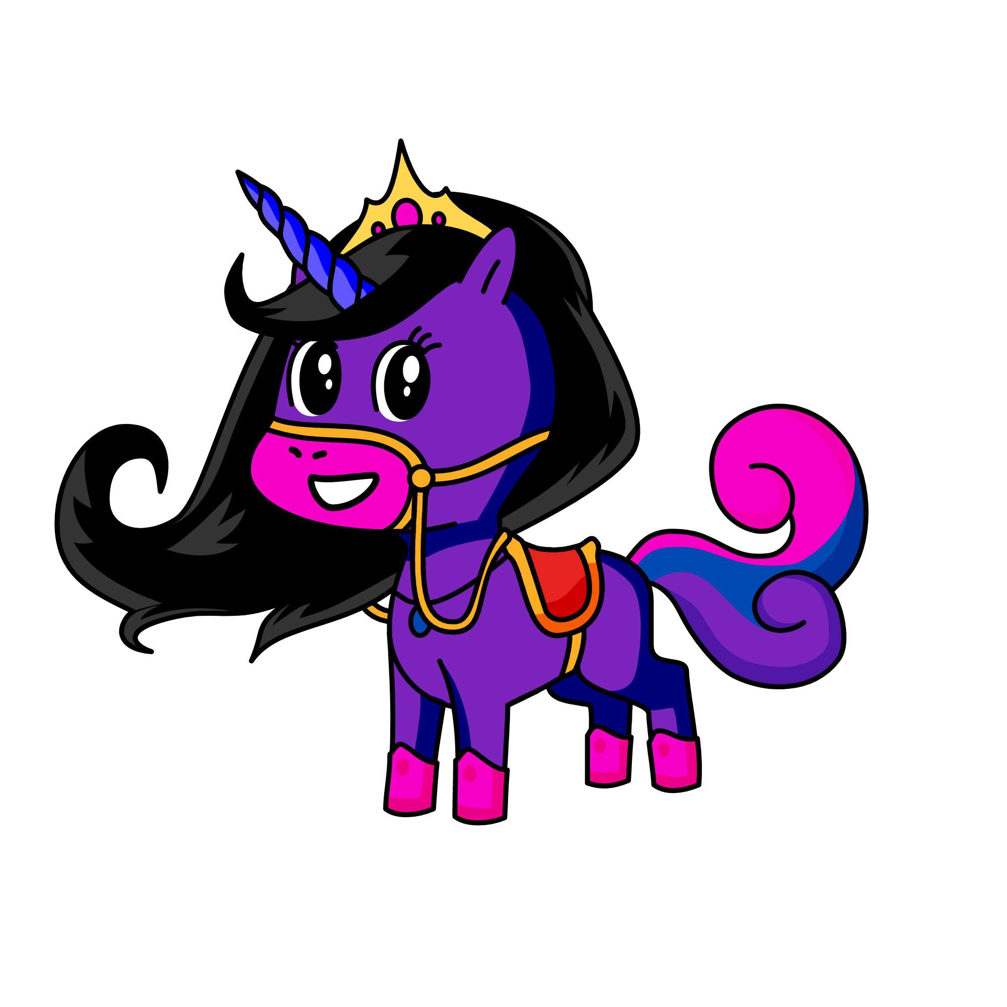Princess Darkness, the unicorn