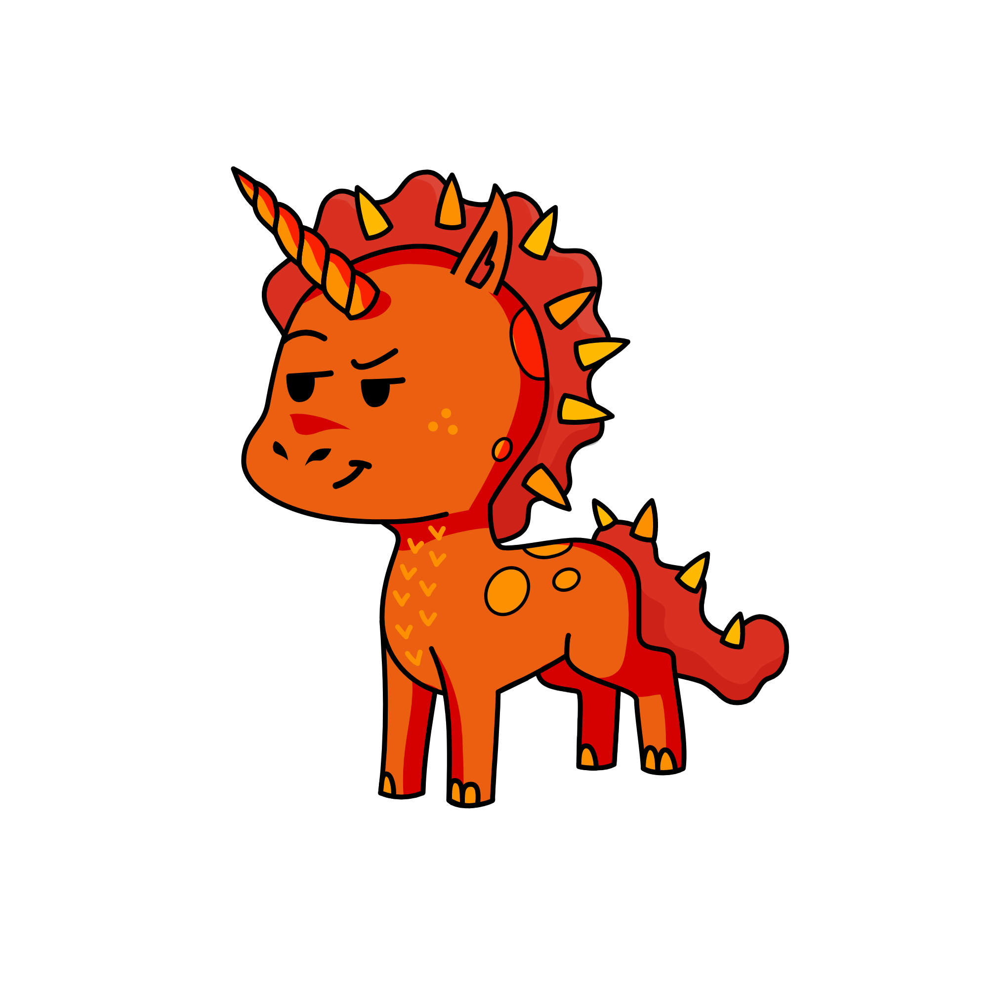 Unisaurus, the unicorn