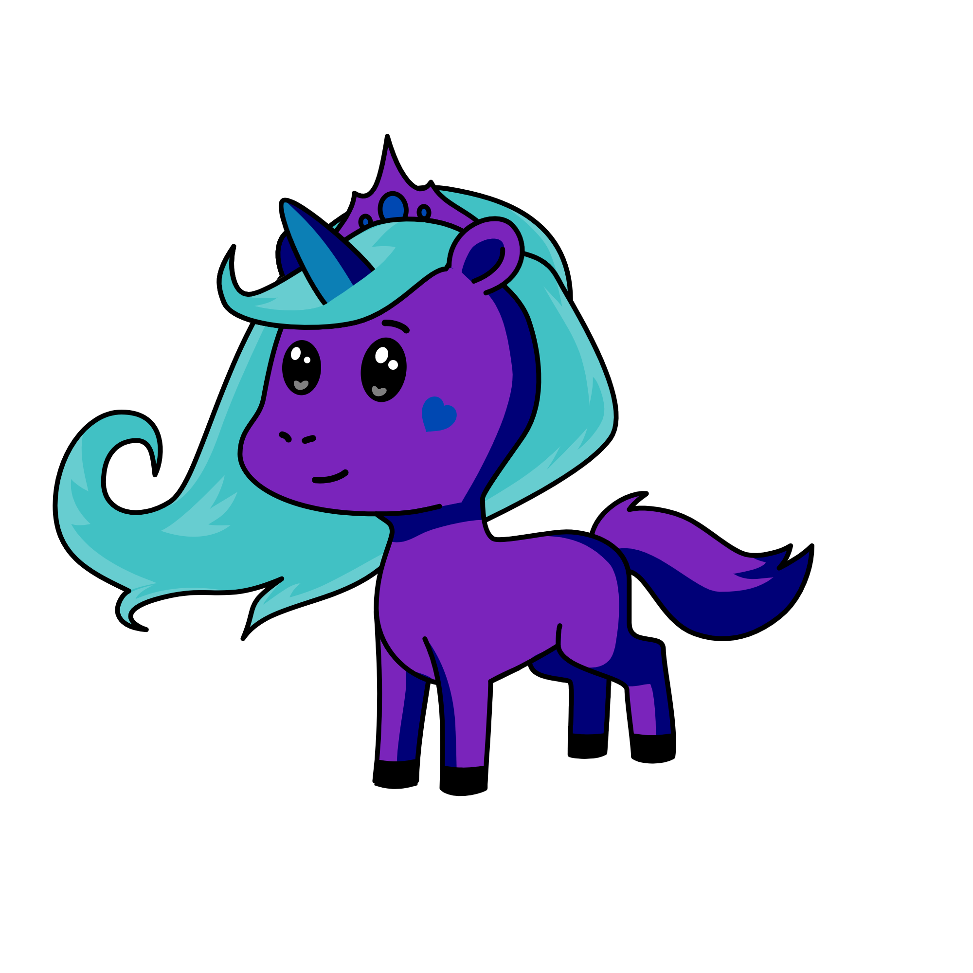 Queen night, the unicorn
