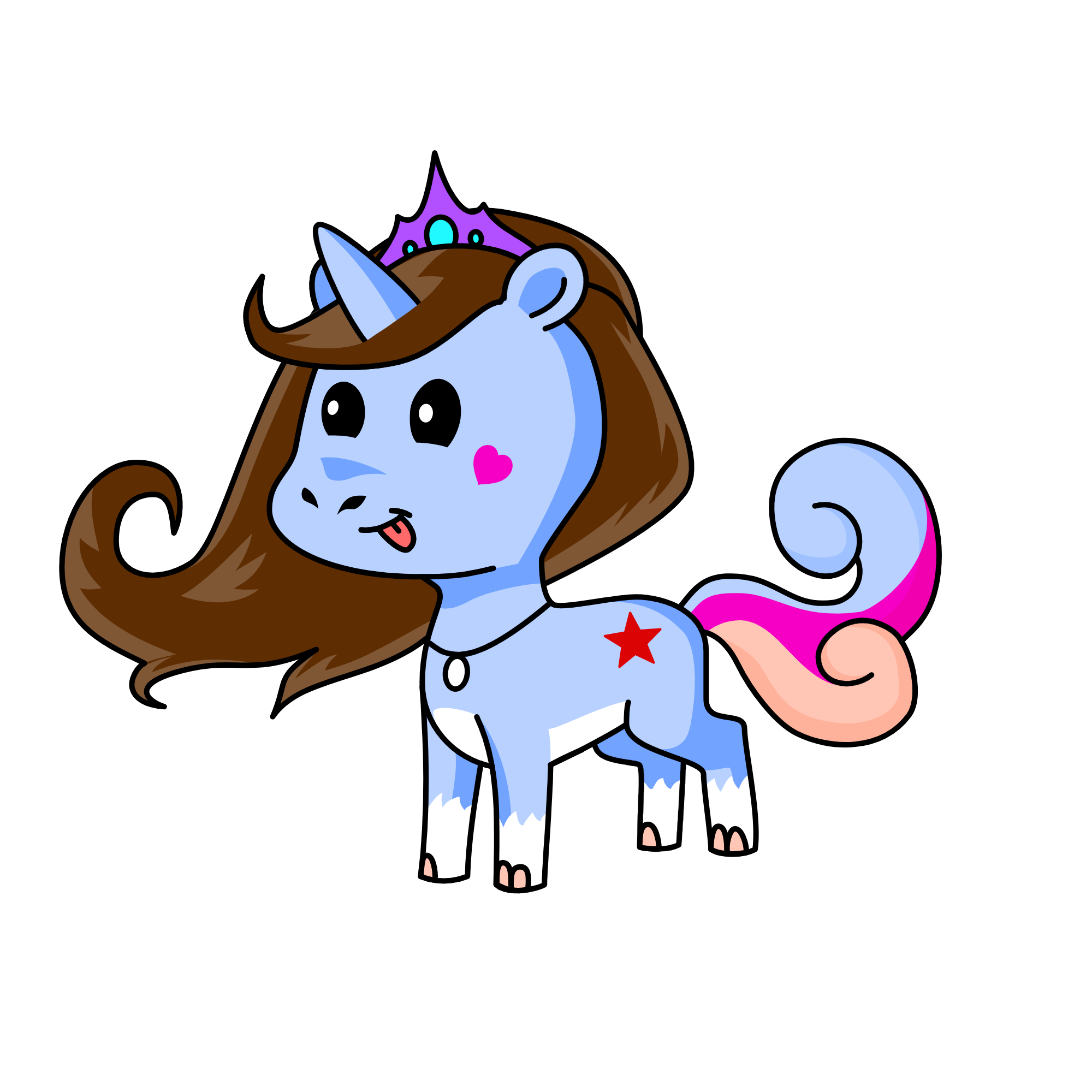 Queeny, the unicorn