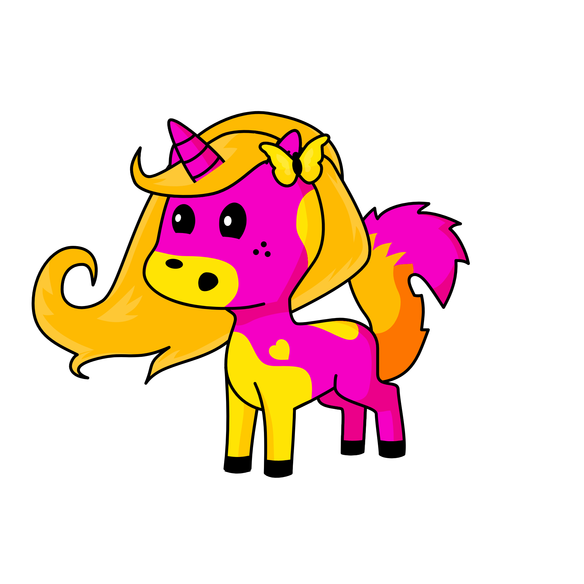 lavender, the unicorn