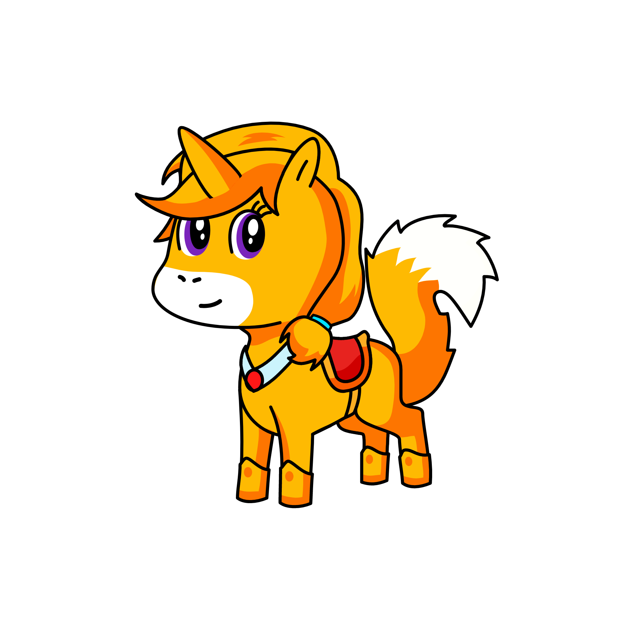 fox, the unicorn