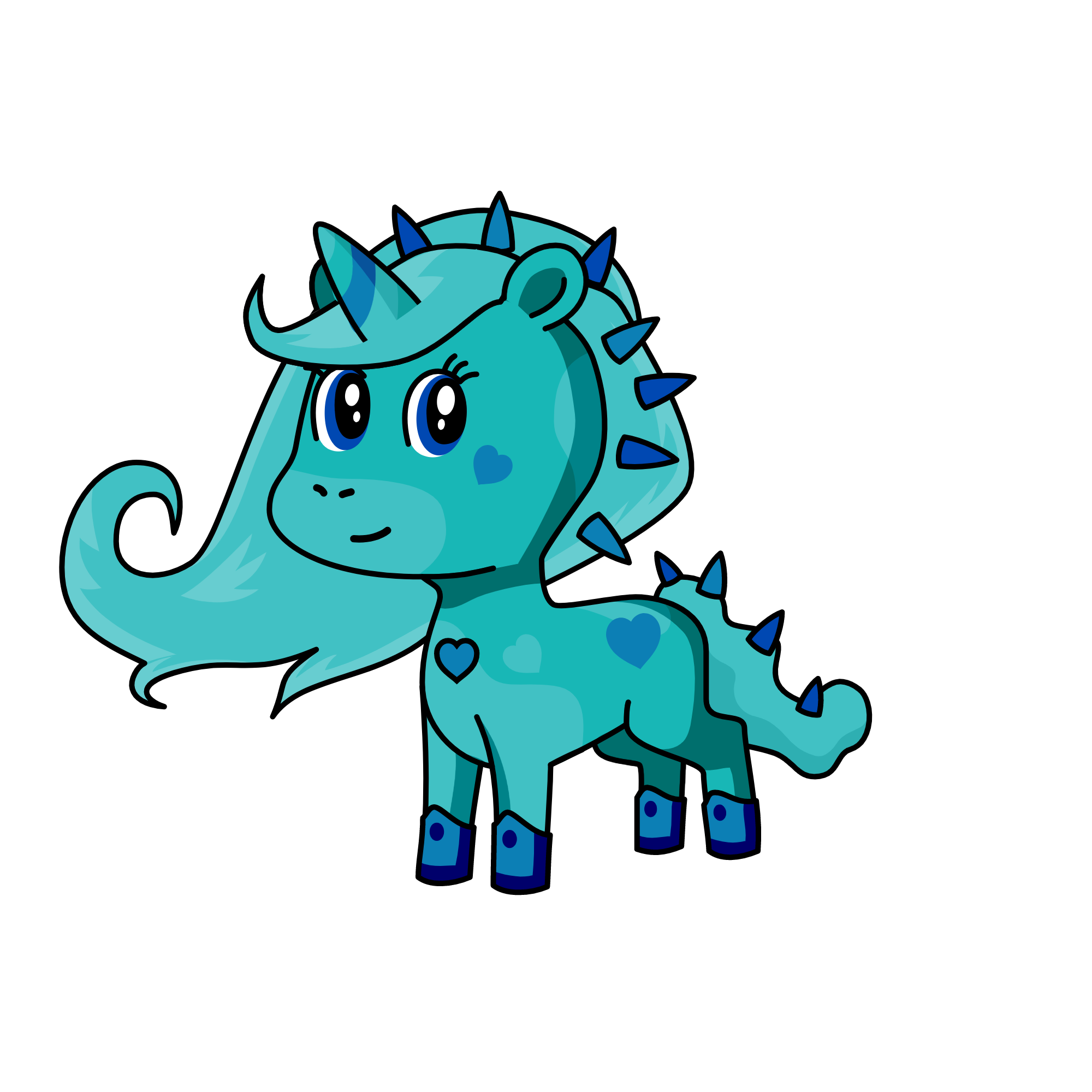 Icy, the unicorn