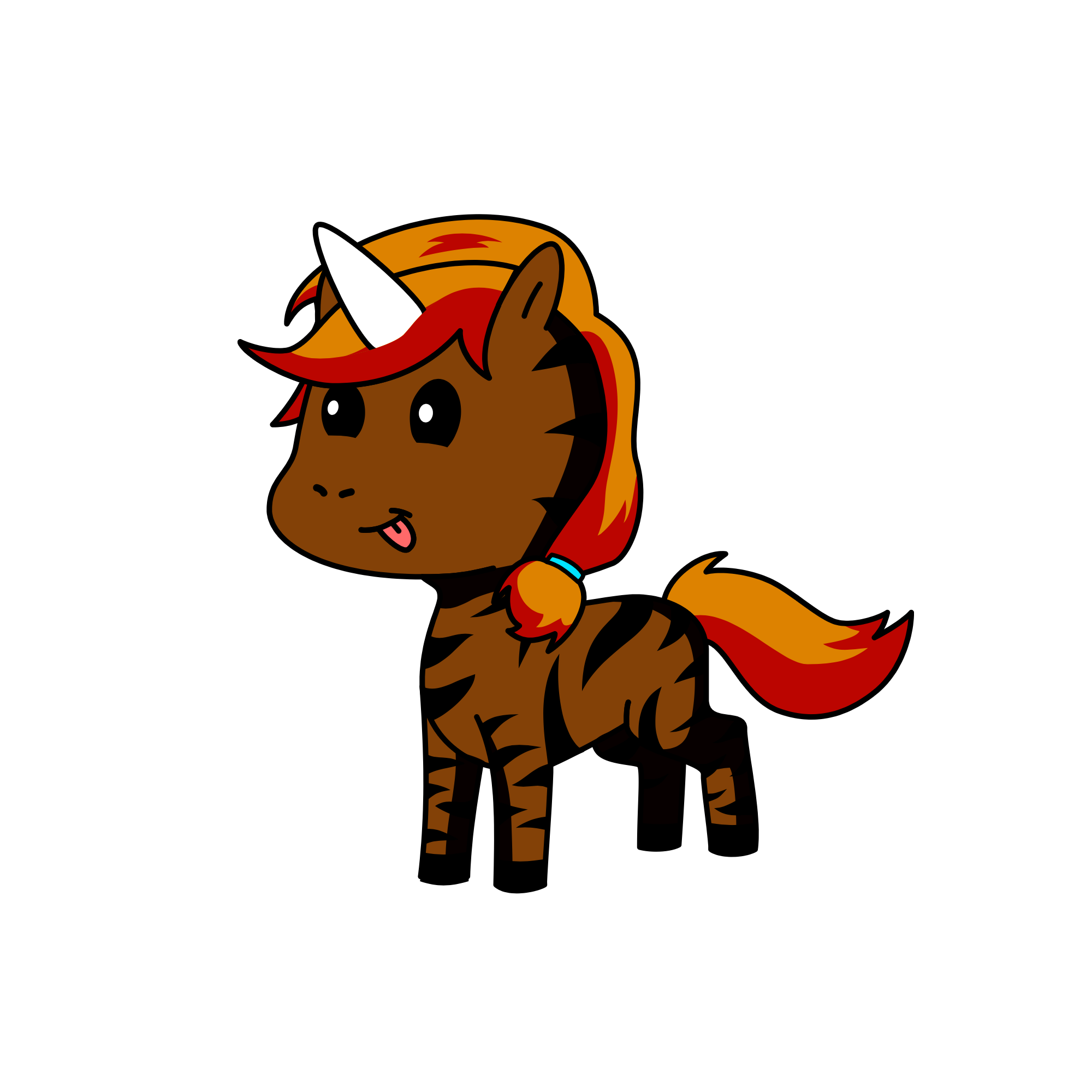 Brownie , the unicorn