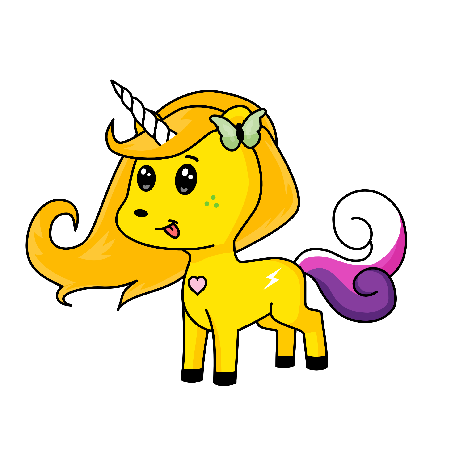 amber, the unicorn