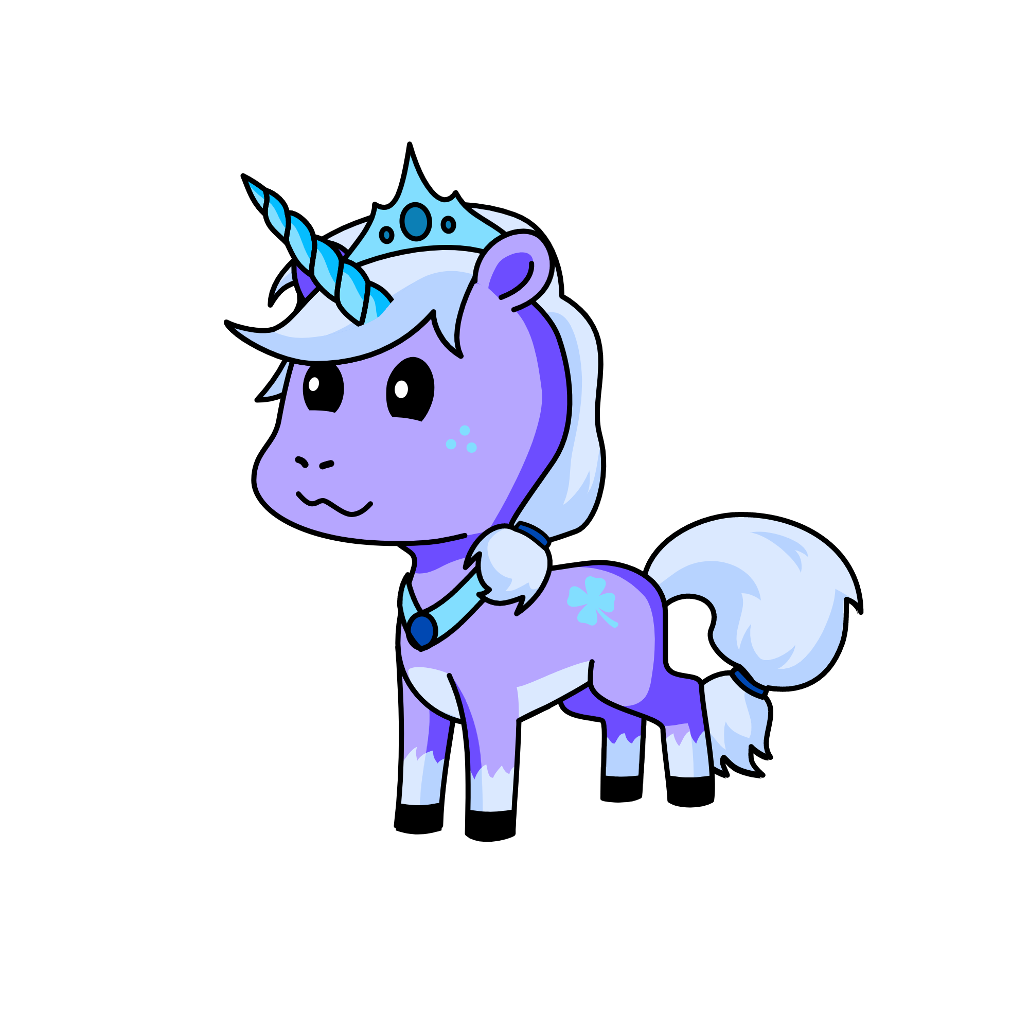 Frostlily, the unicorn
