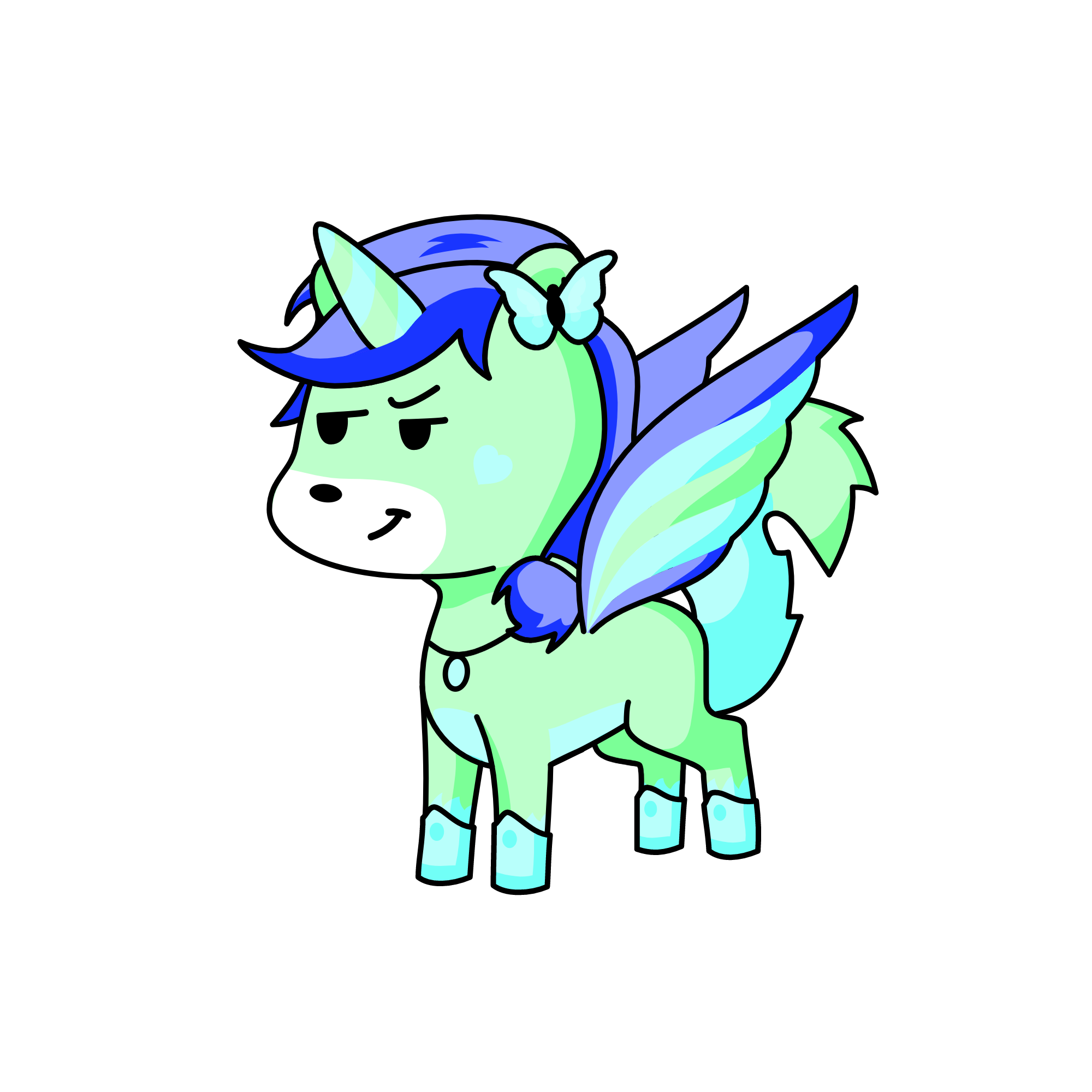 mint , the unicorn
