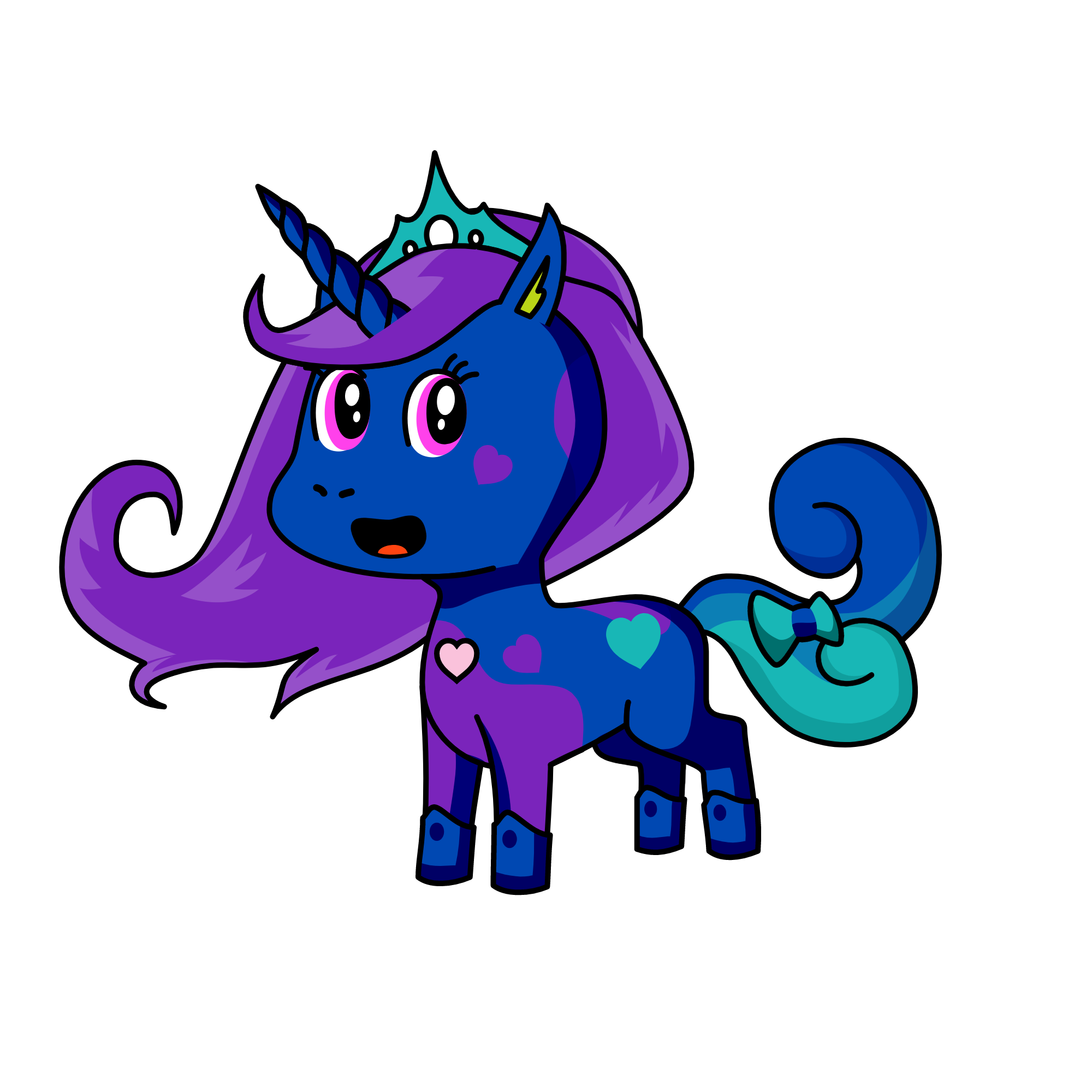 Princess Luna, the unicorn