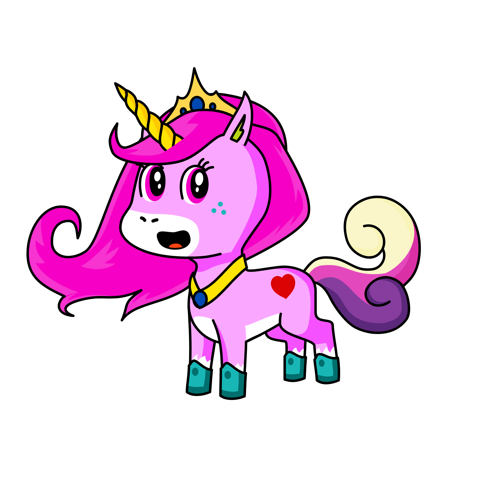 Princess Sydney, the unicorn