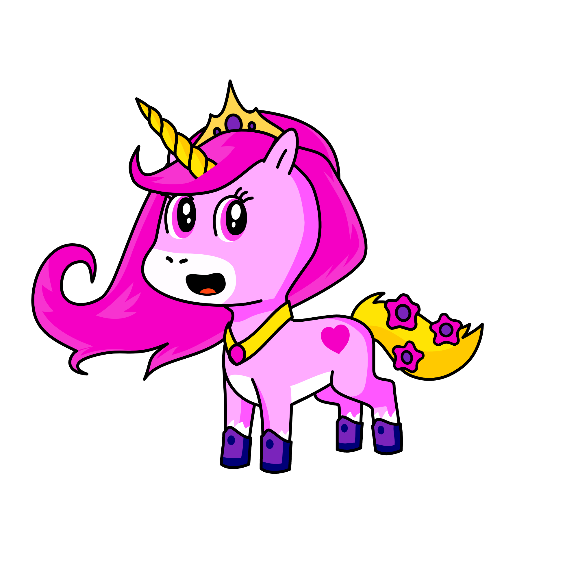 Princess Sydney, the unicorn