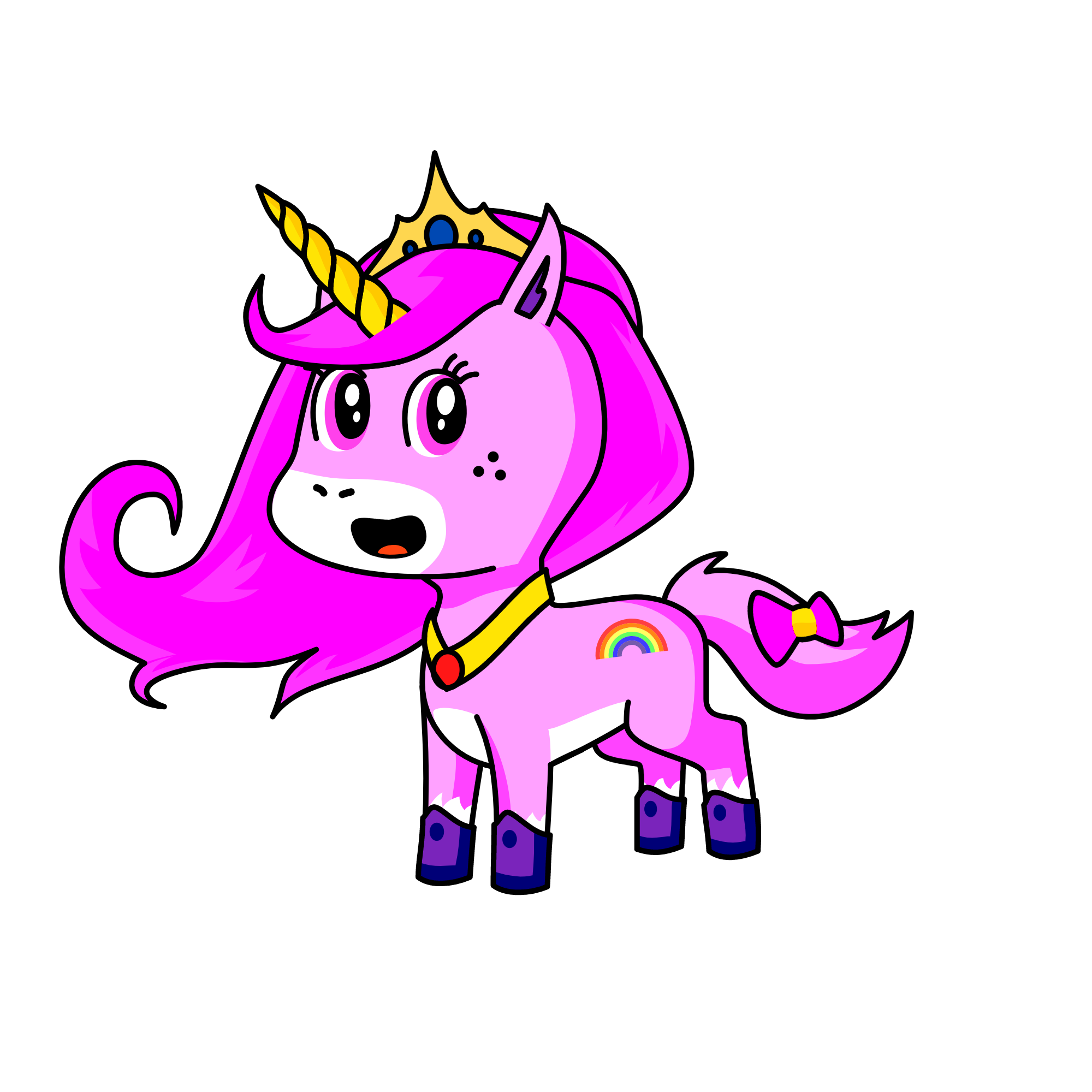 Princess Aura, the unicorn