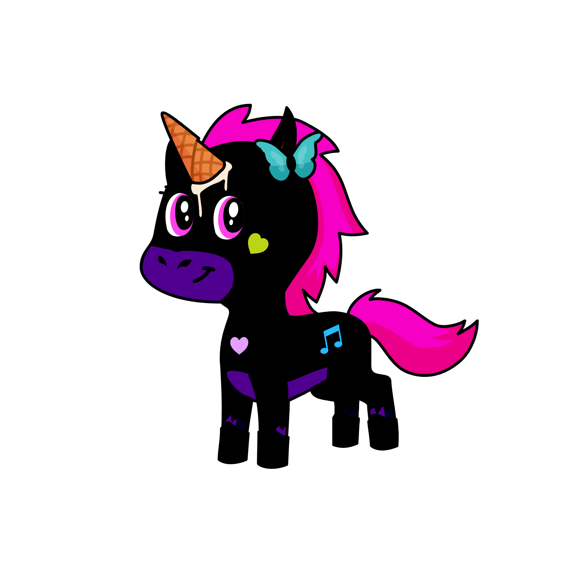 ice cream, the unicorn