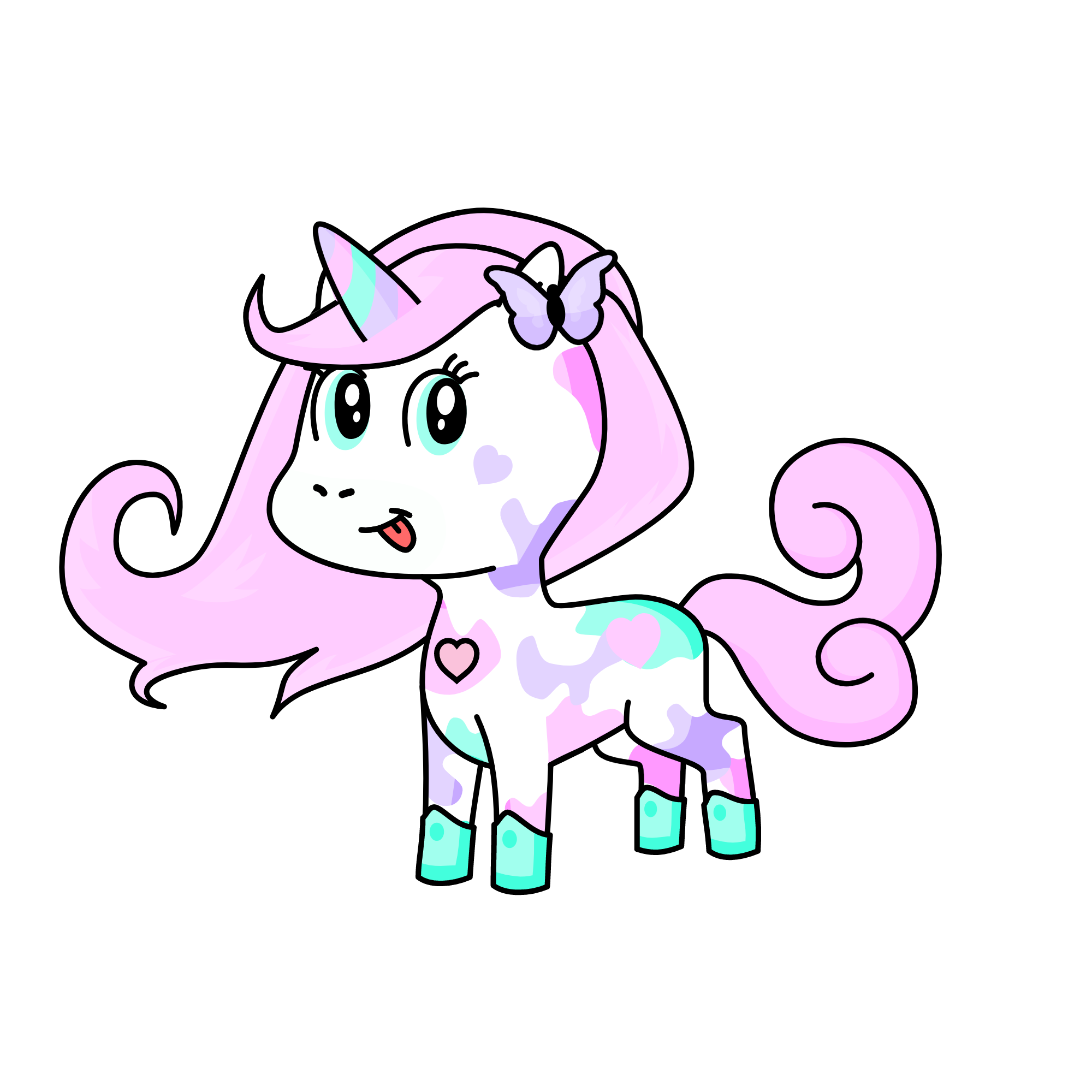 pastel queen, the unicorn