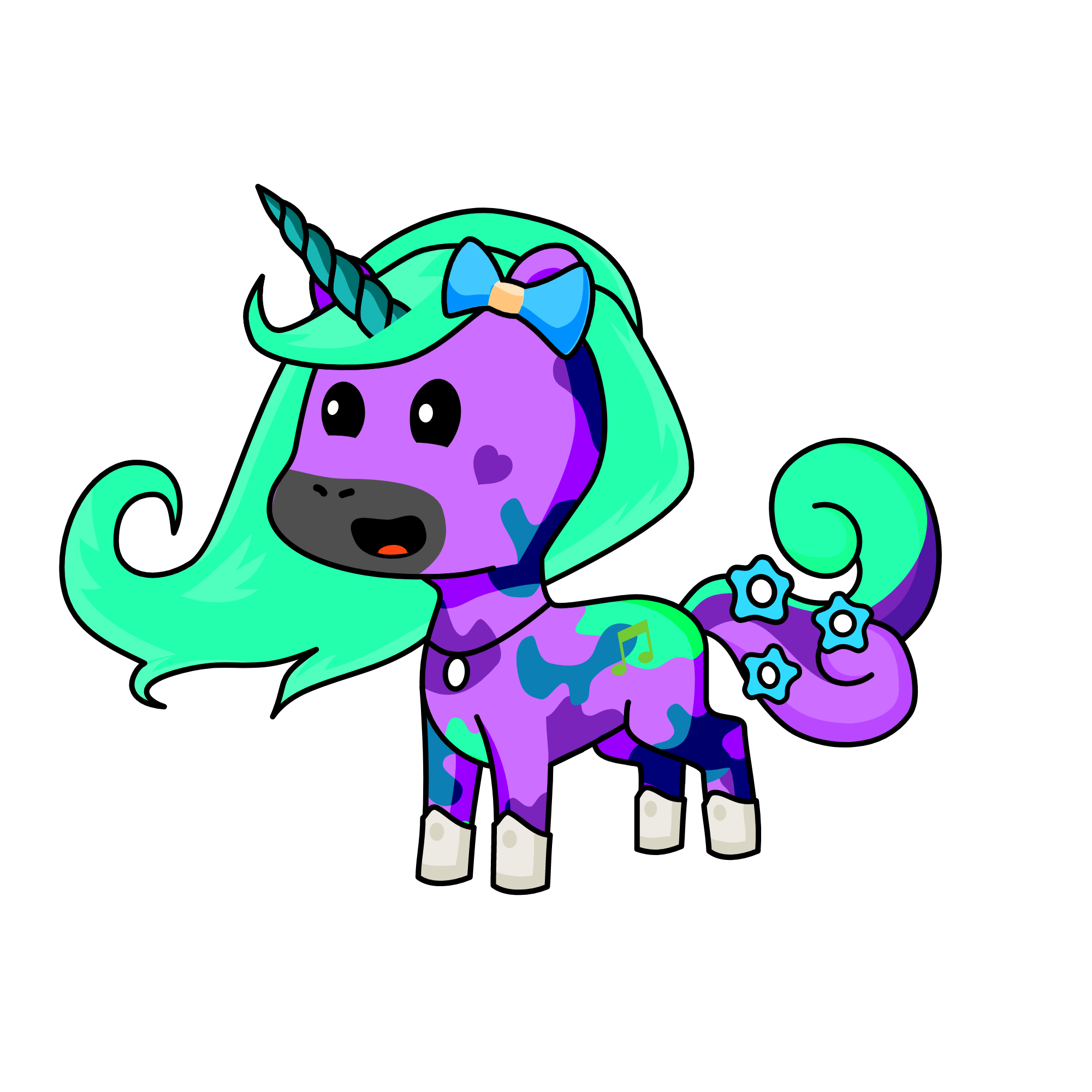 moon light, the unicorn