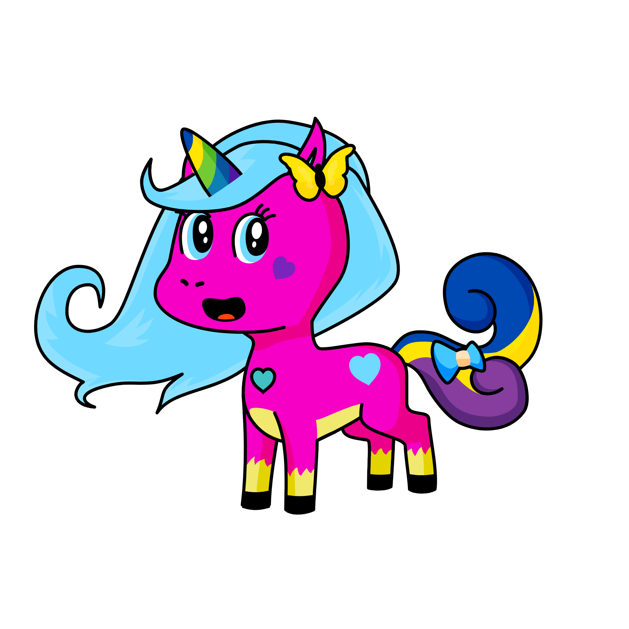 rainbow, the unicorn