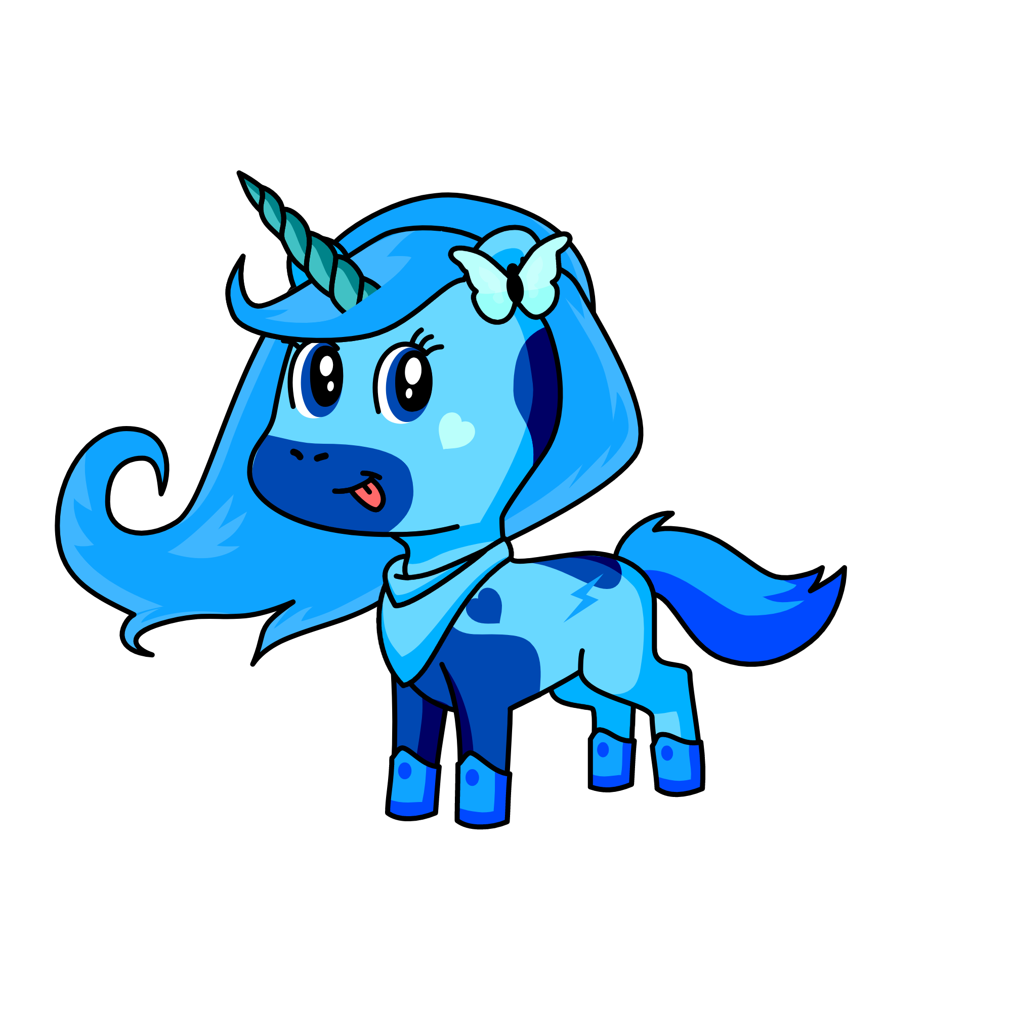 winter, the unicorn