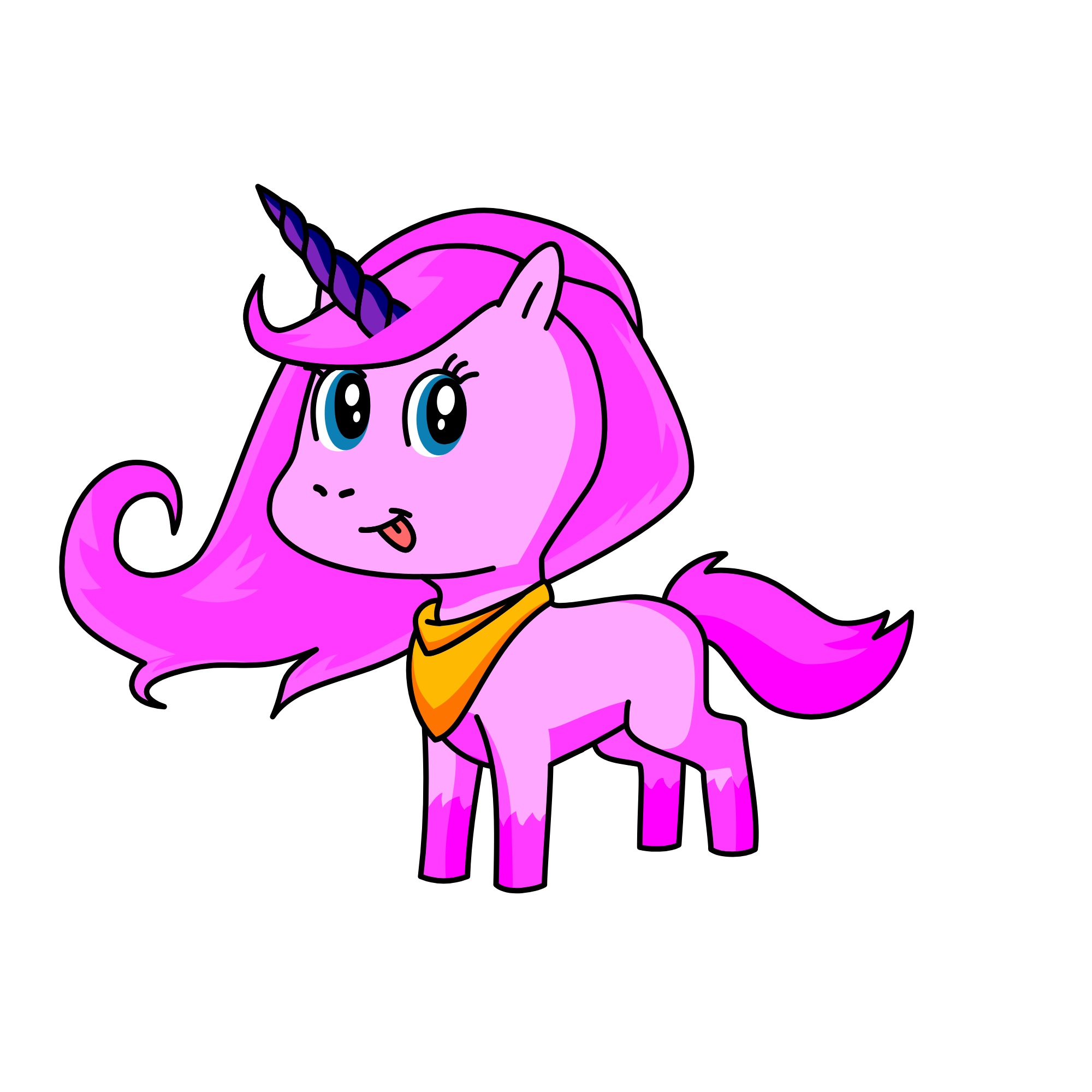 Pinkie pie, the unicorn