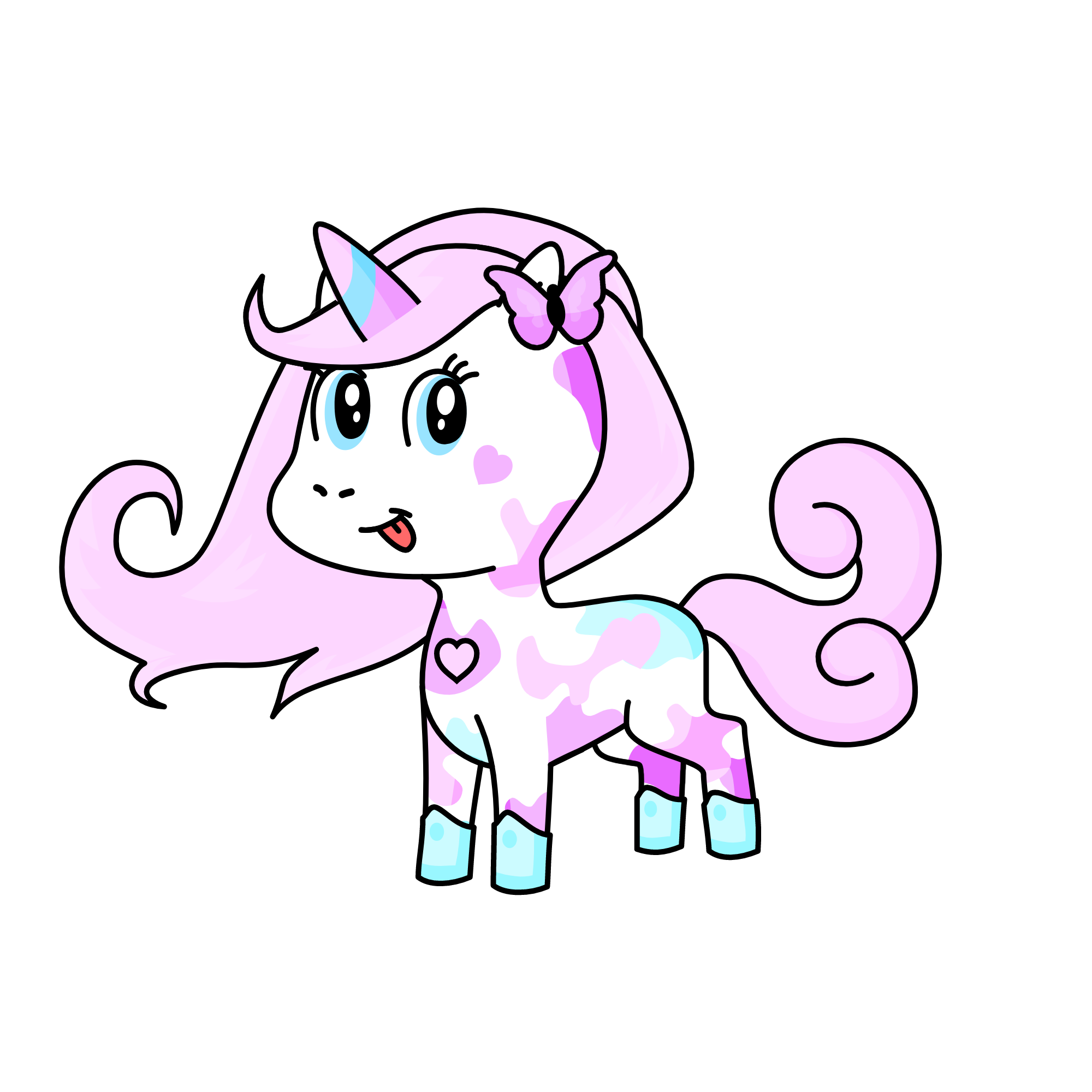 cotton candy, the unicorn