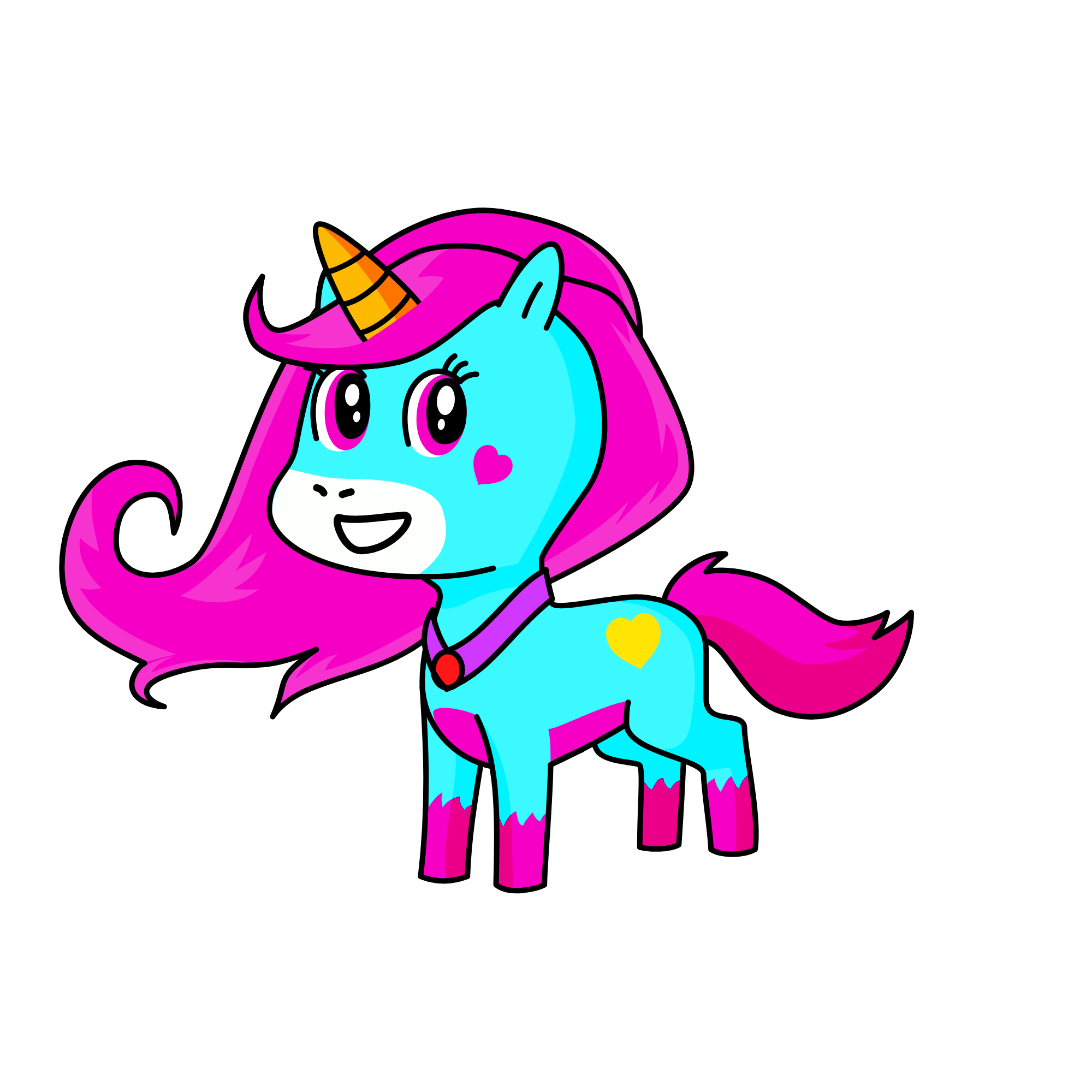 لؤلؤ, the unicorn