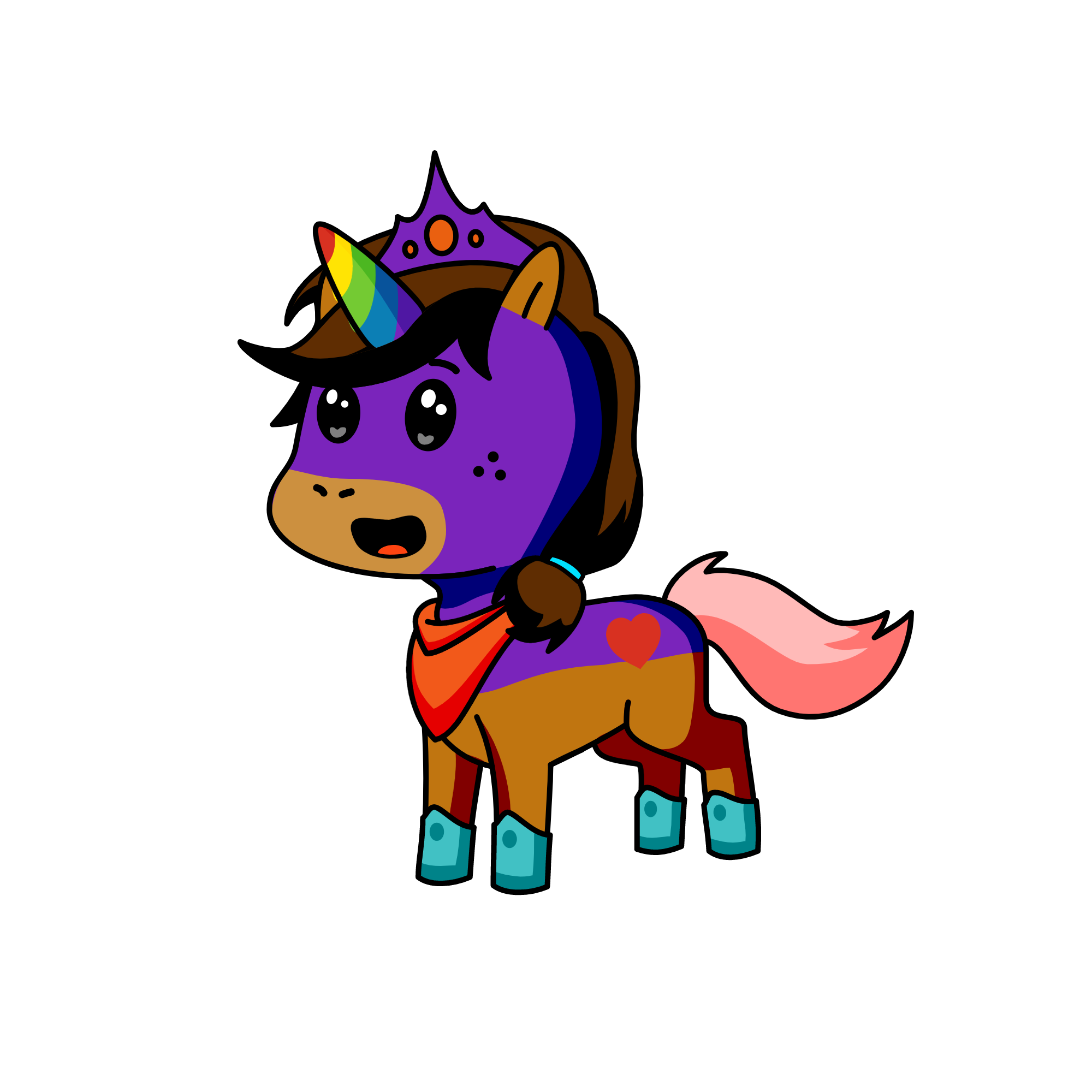Courage, the unicorn